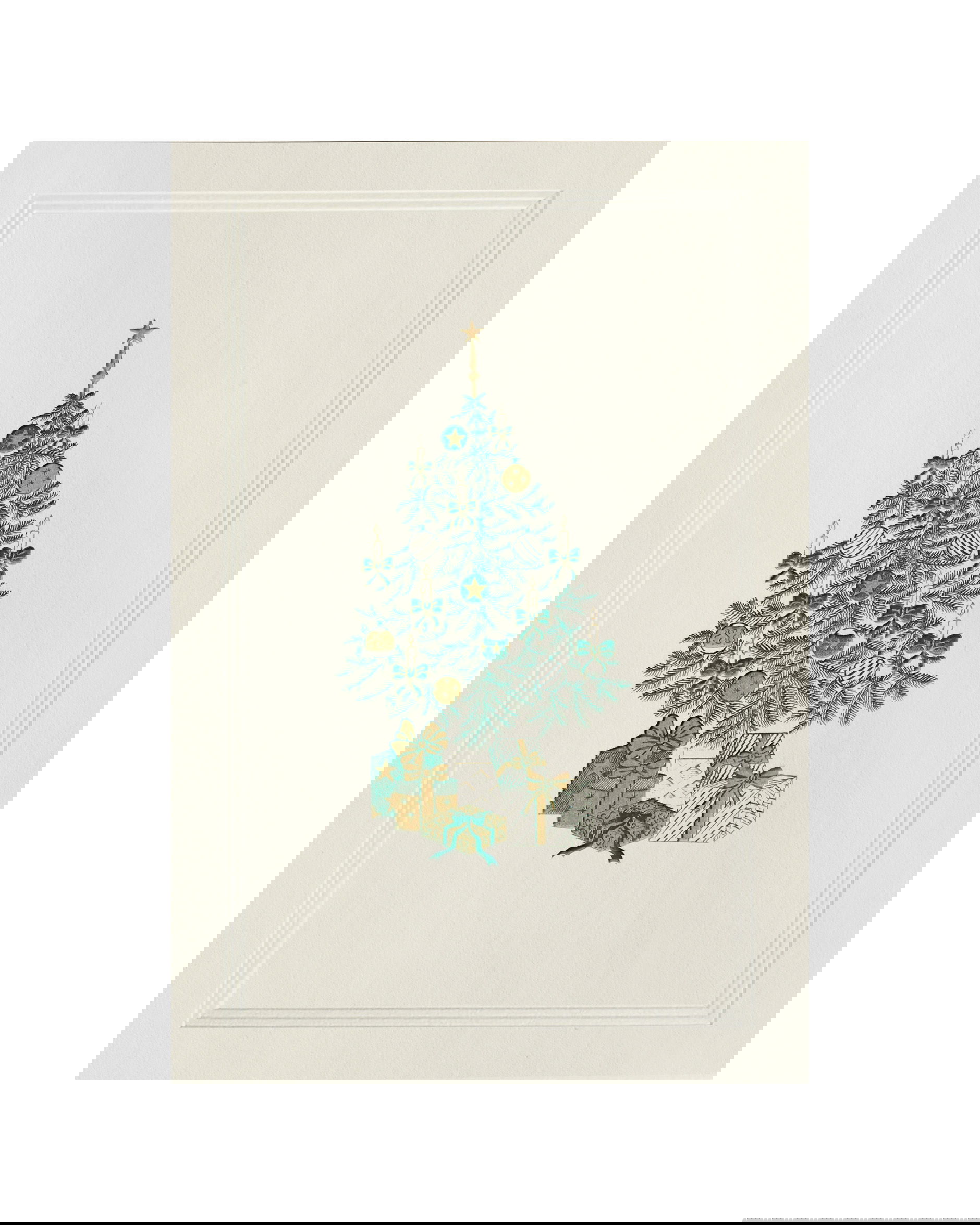 Tree with Gifts kerstkaart