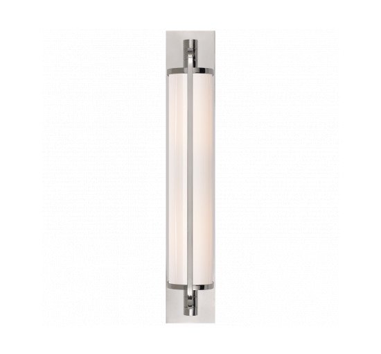 Polished Nickel - Keeley Tall Pivoting Sconce Antique Brass