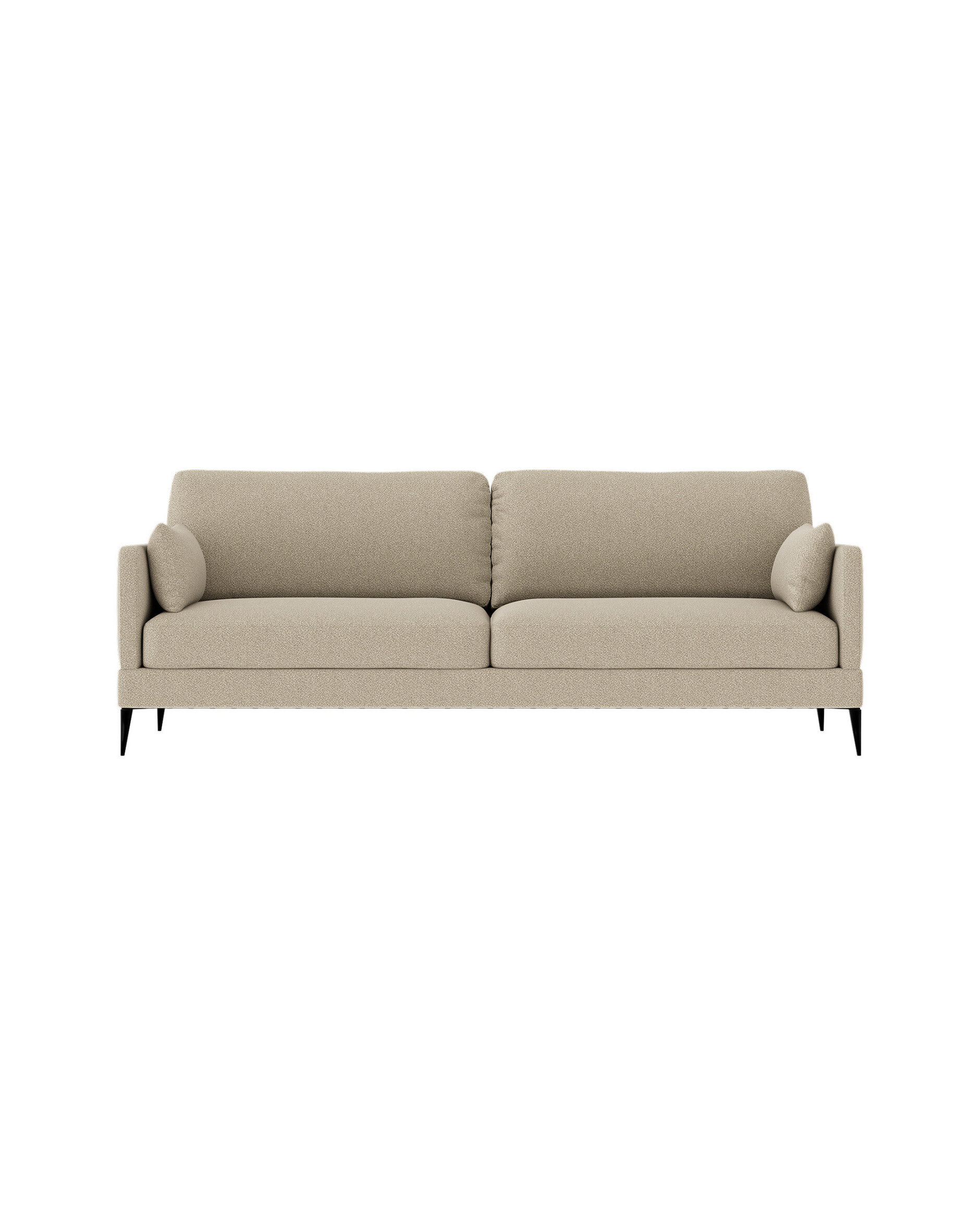 Andorra Sofa 3-Sitzer rhyme beige