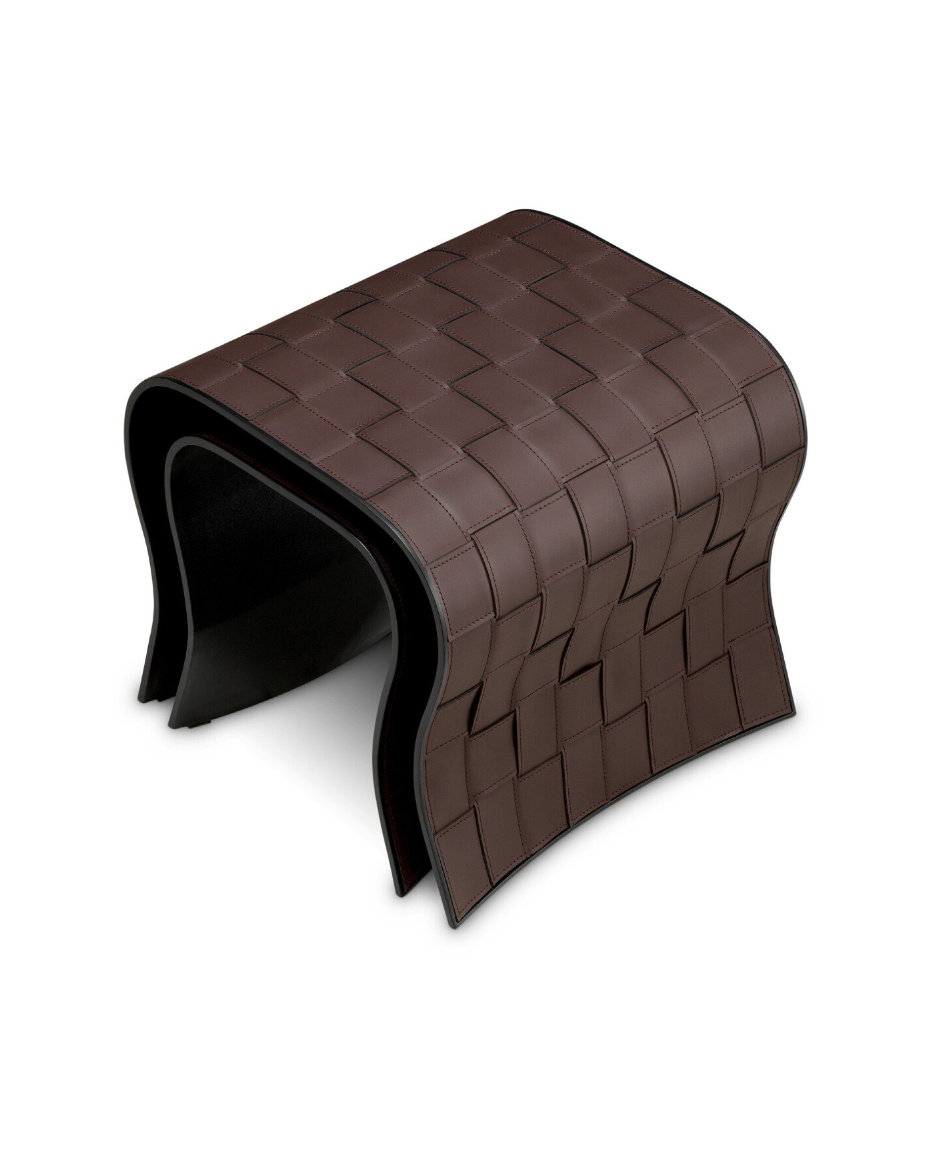 Marcello side table dark brown 2 piece set