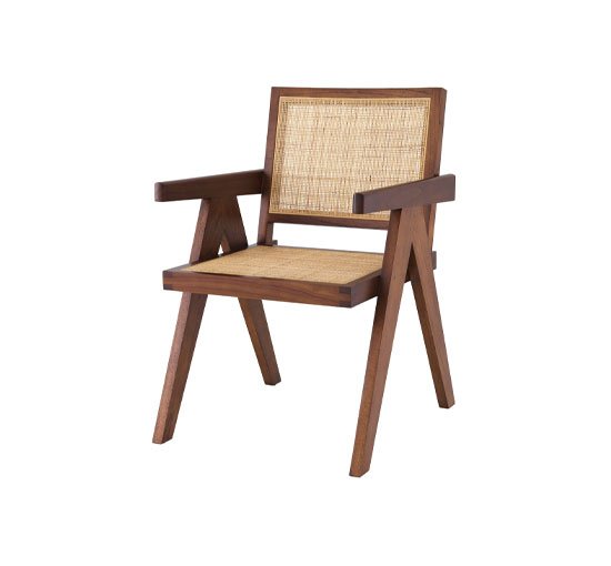 Brown - Aristide Dining Chair Black