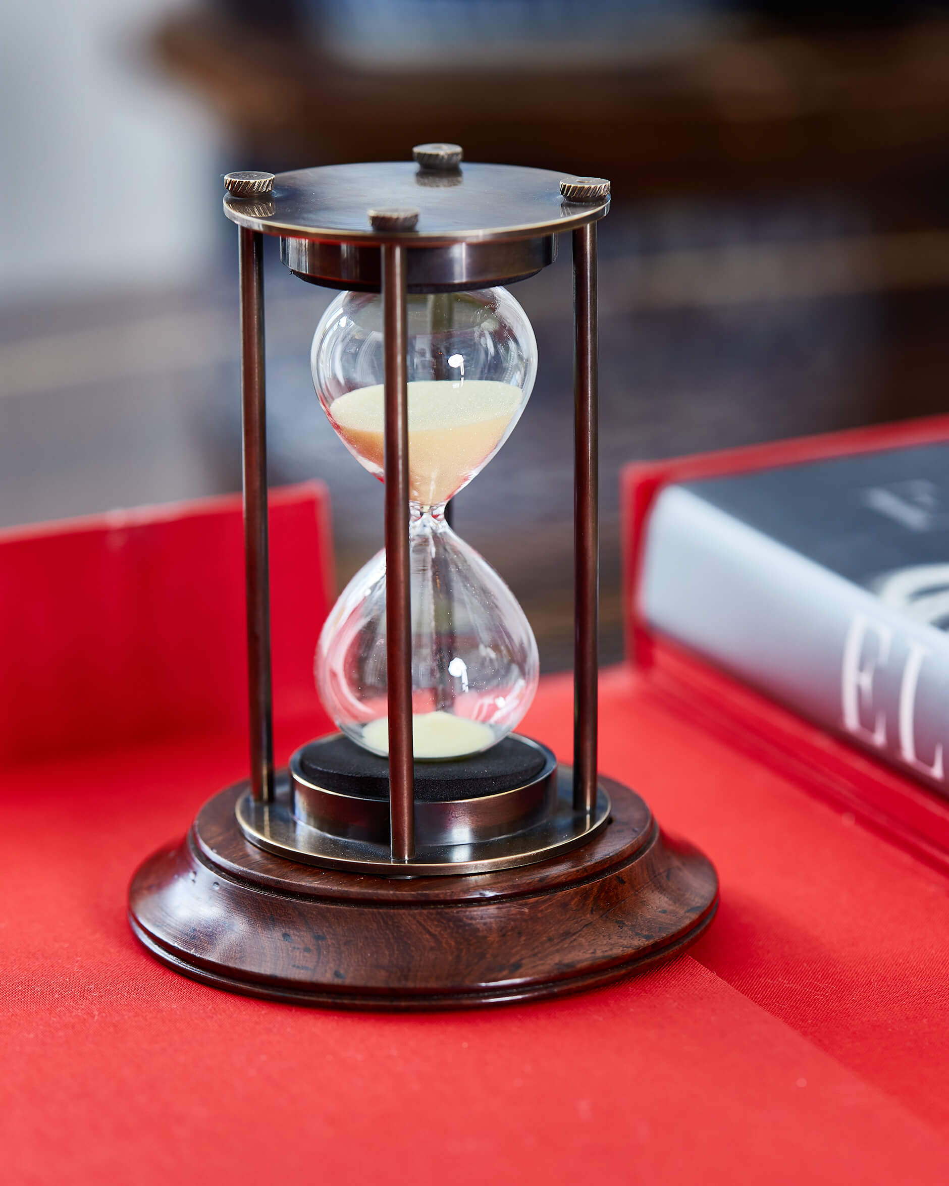 Timglas 30 minuter brons