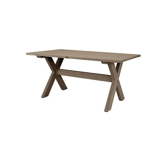 Cross Dining Table Charcoal