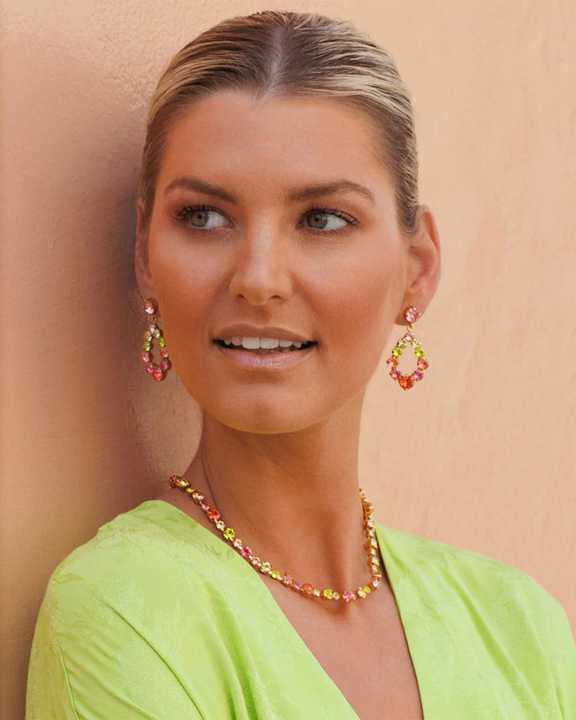 Mini Delia Earrings Tropicana Combo