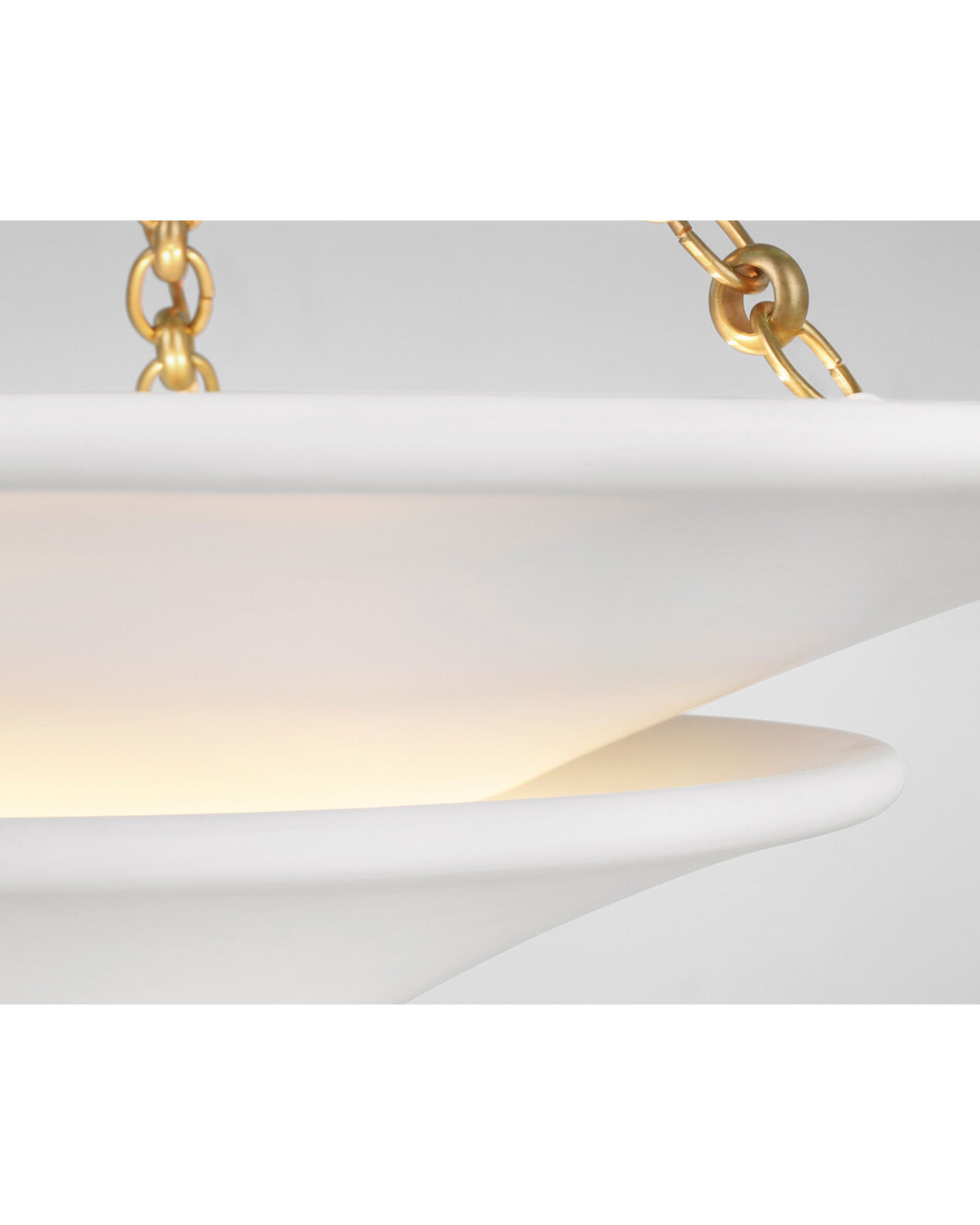 Mollino takkrona antik mässing M