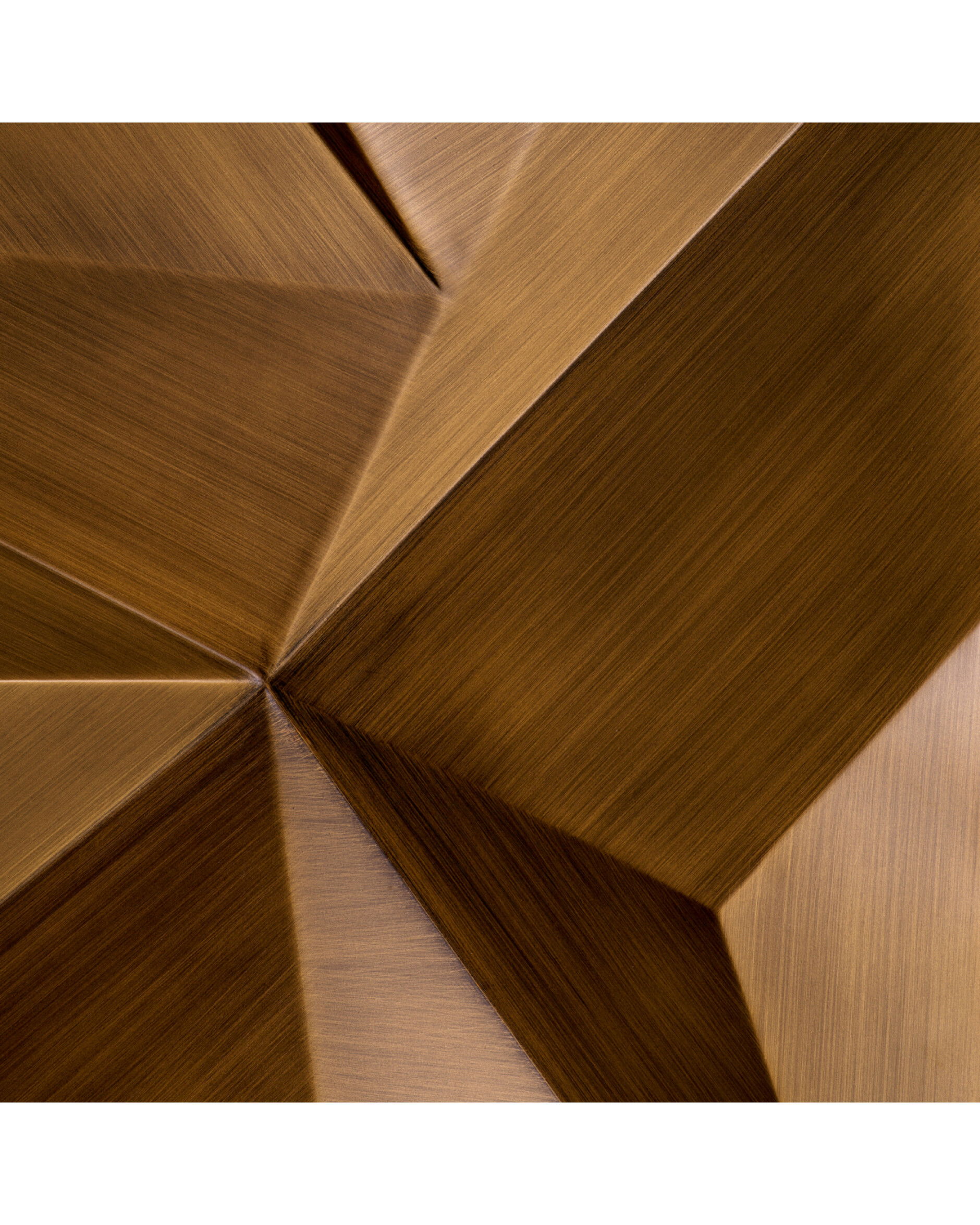 Bravura väggdekoration borstad mässing