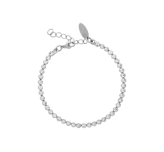 Siri armband crystal rhodium