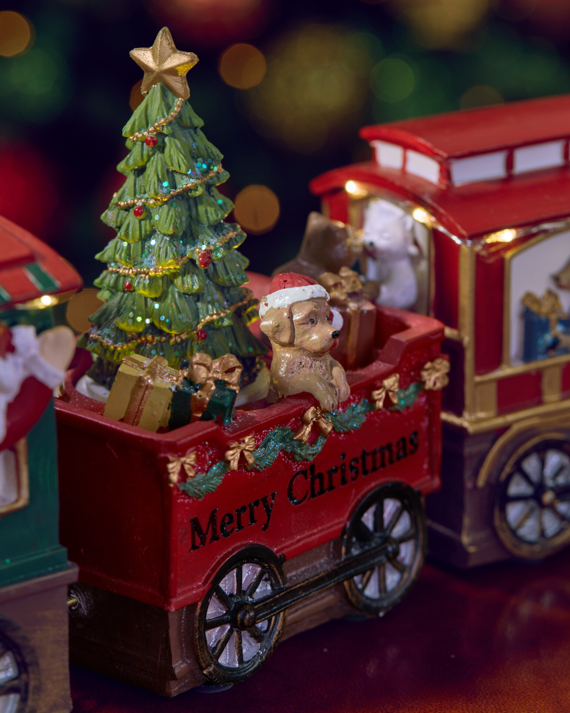 Nordpolen Julemandens Tog Juledekoration
