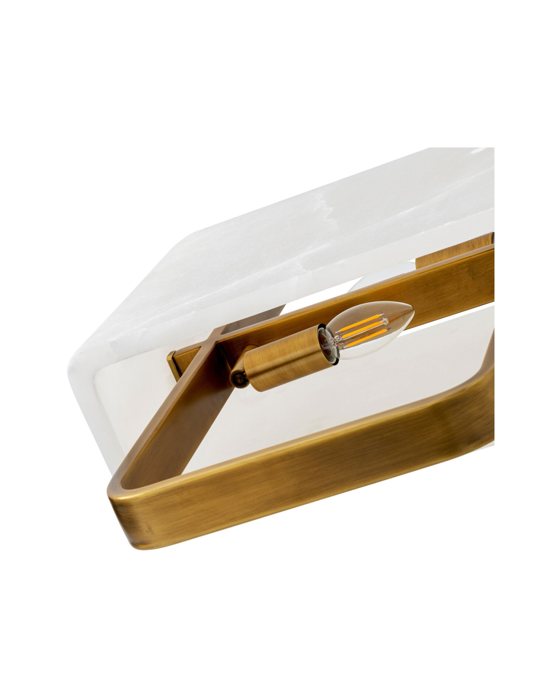 Melbourne kroonluchter antiek messing