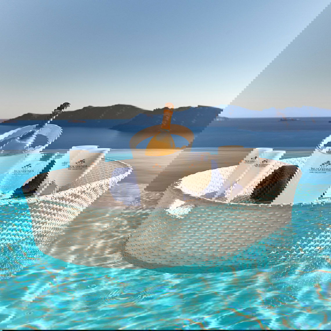 Palm Springs champagneglas vit 4-pack