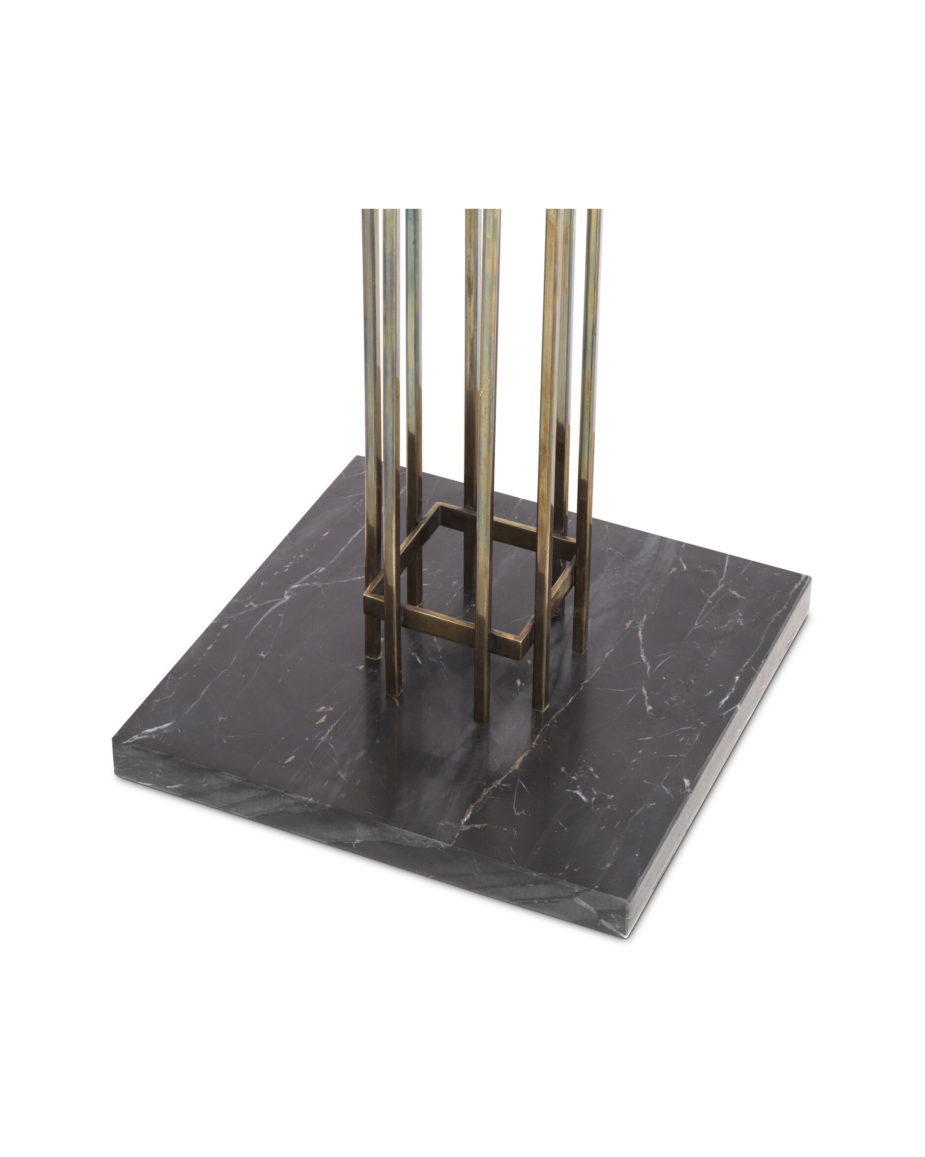 Volterra Coatrack Vintage Brass Finish