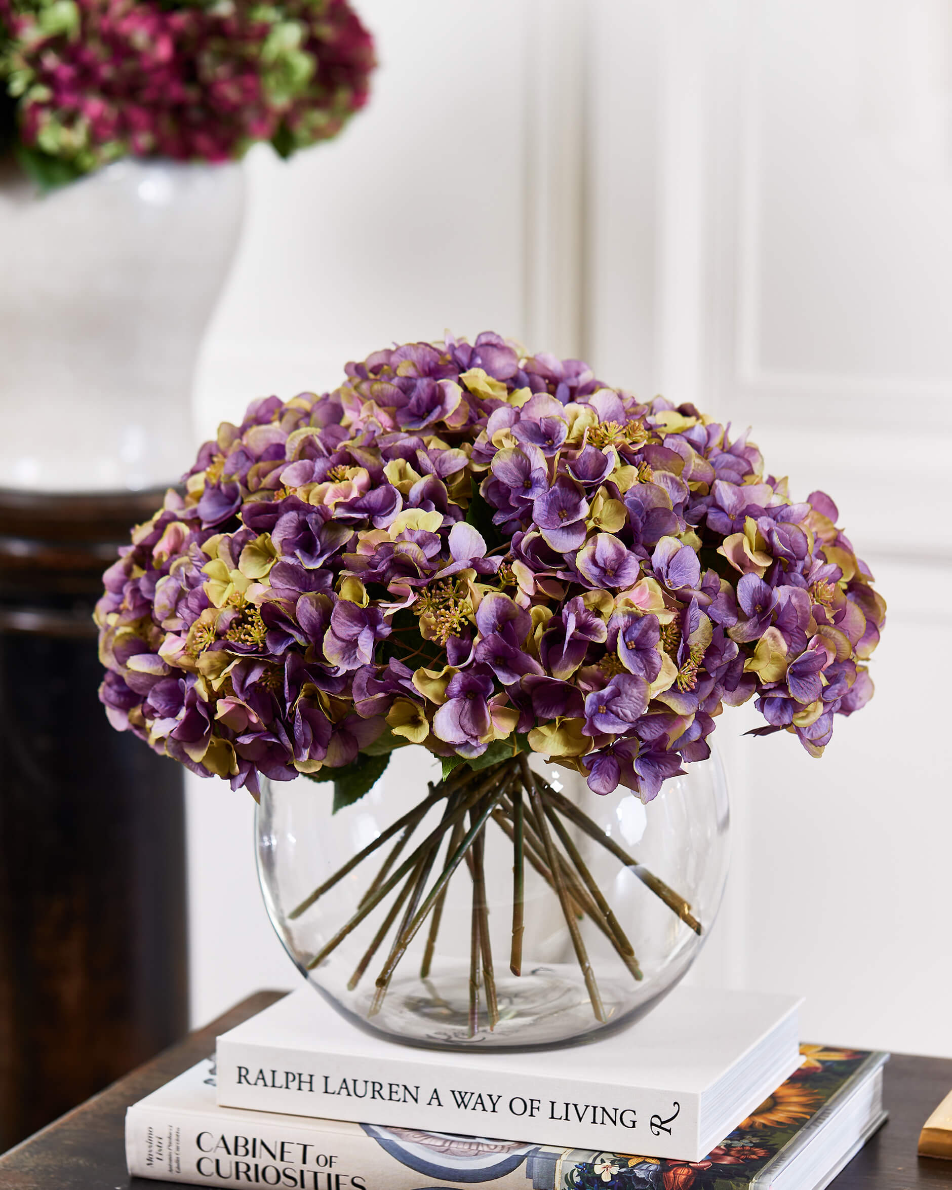 Hortensia snittblomma lila