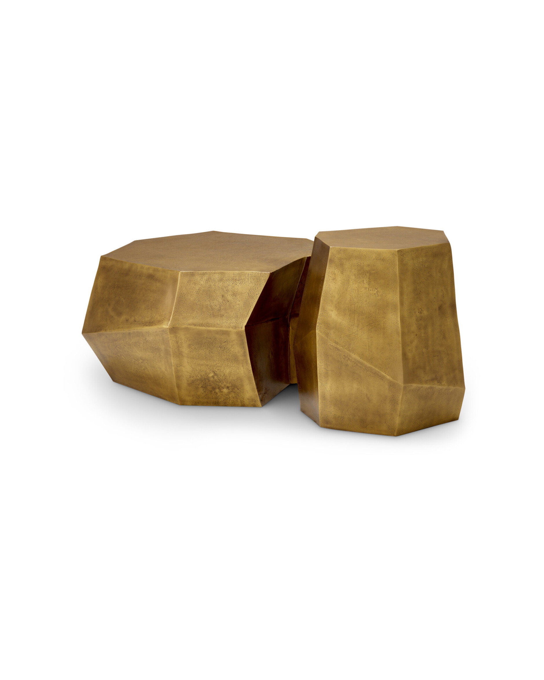 Urbino soffbord antik mässing 2 set
