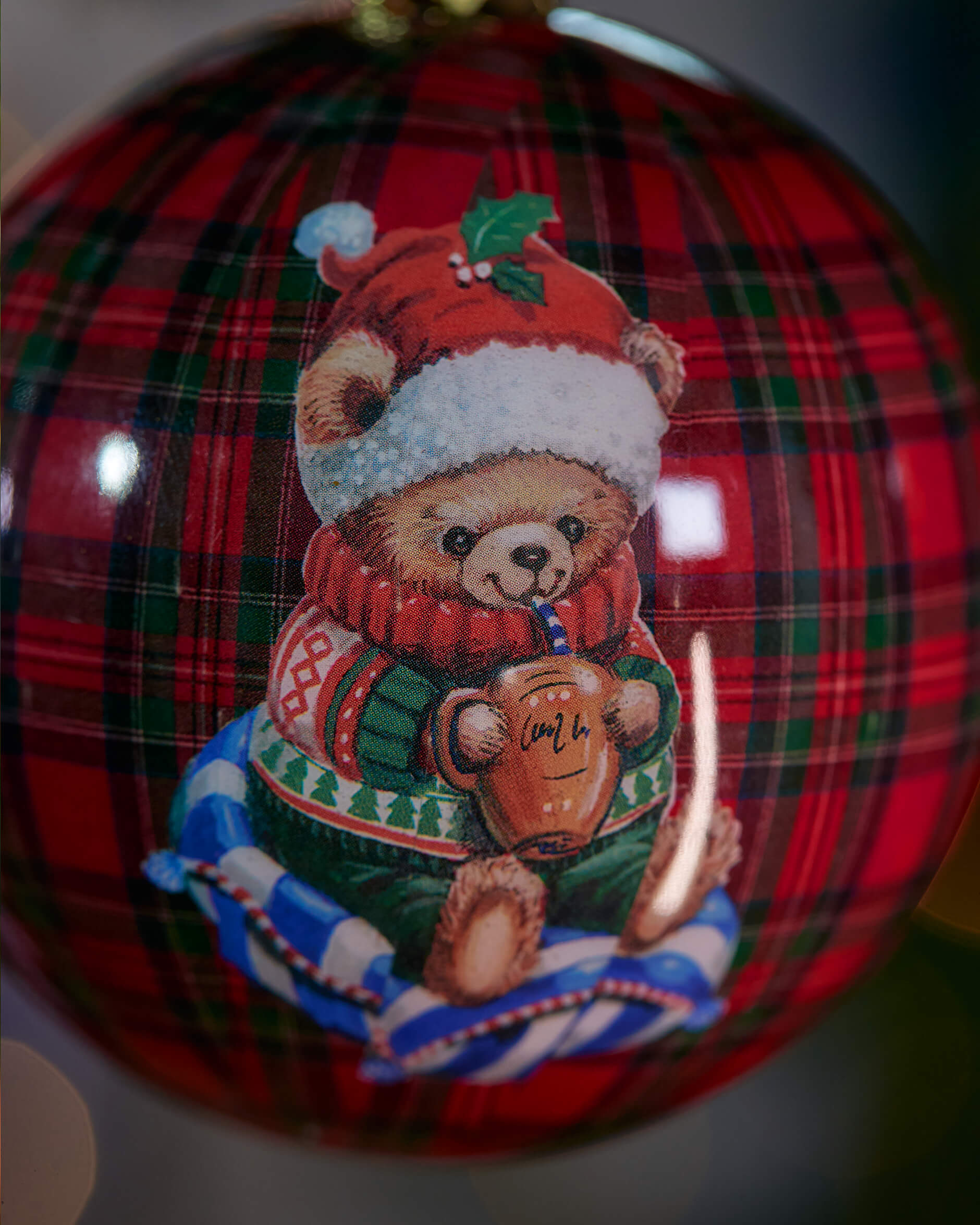 Ted julkula röd 8cm