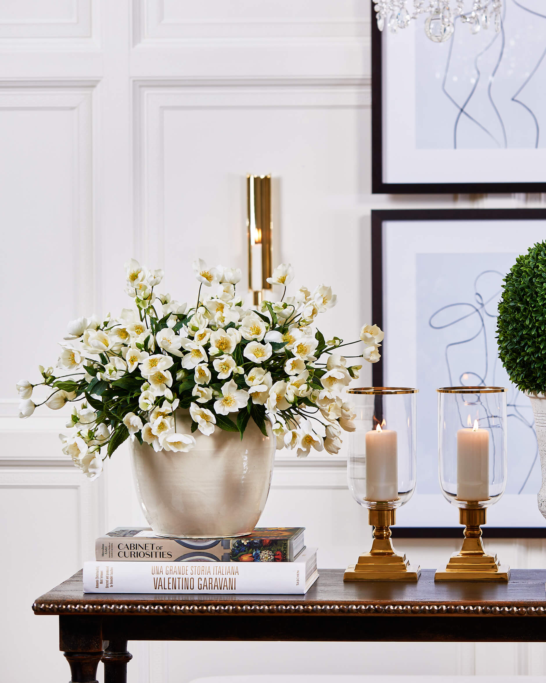 Julros snittblomma vit