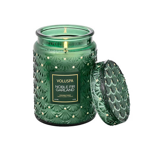 Noble Fir Garland Scented Candle Large Jar