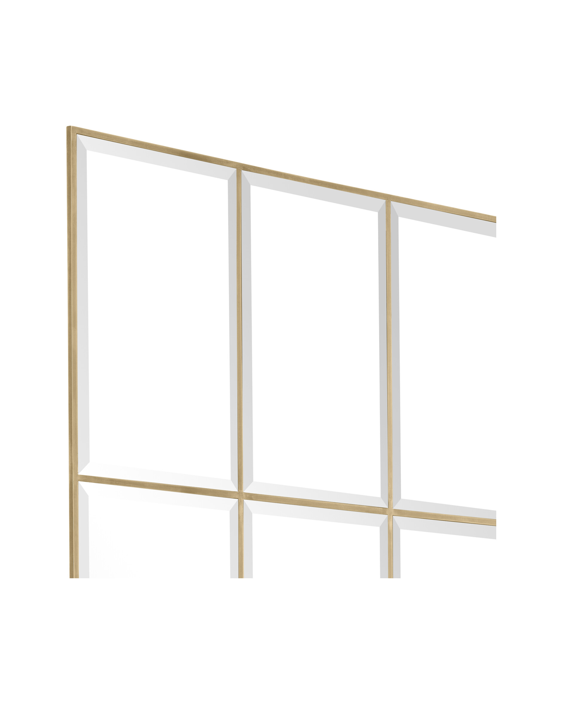 Kravis spegel vintage mässing