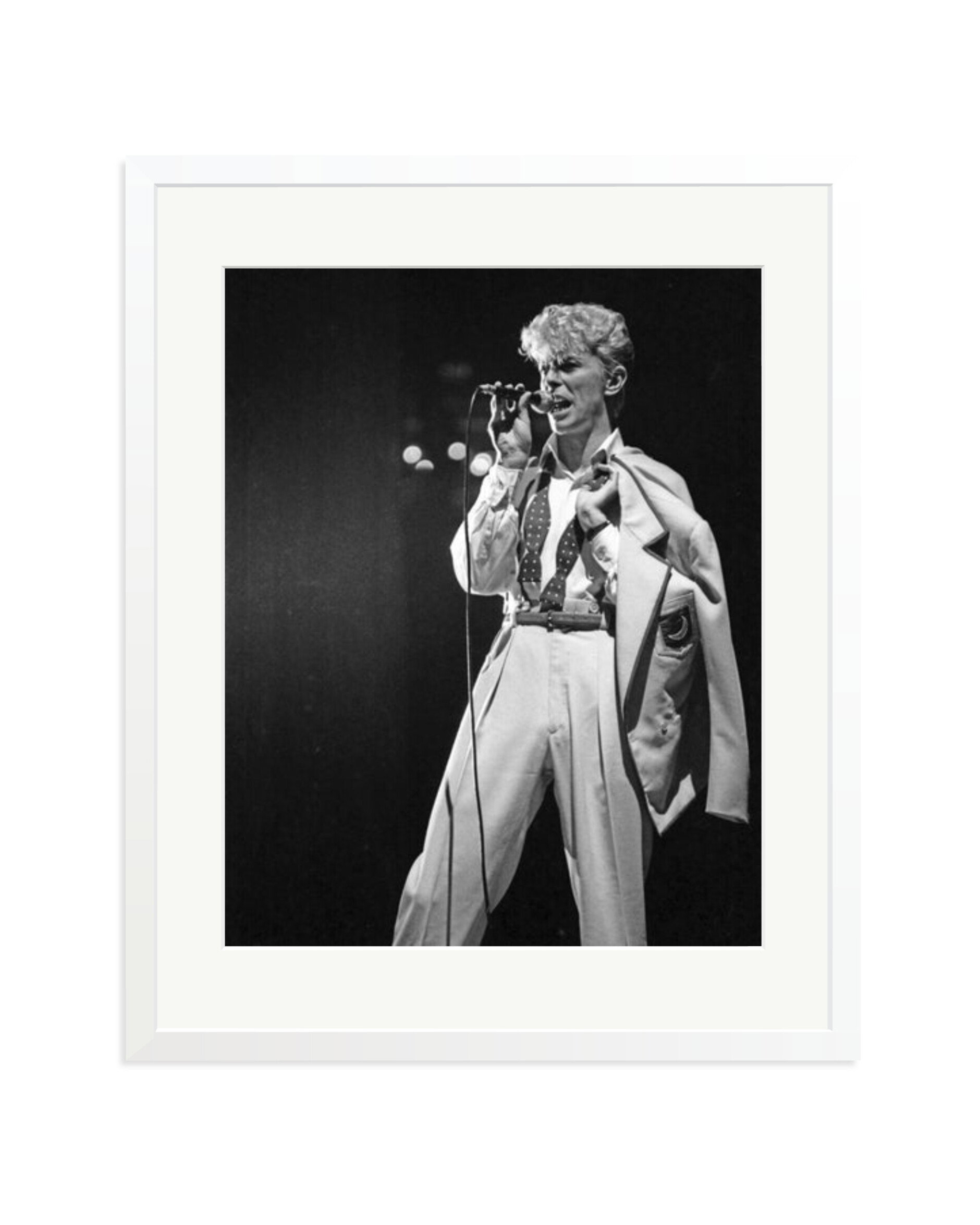 Bowie Serious Moonlight Tour White / XL