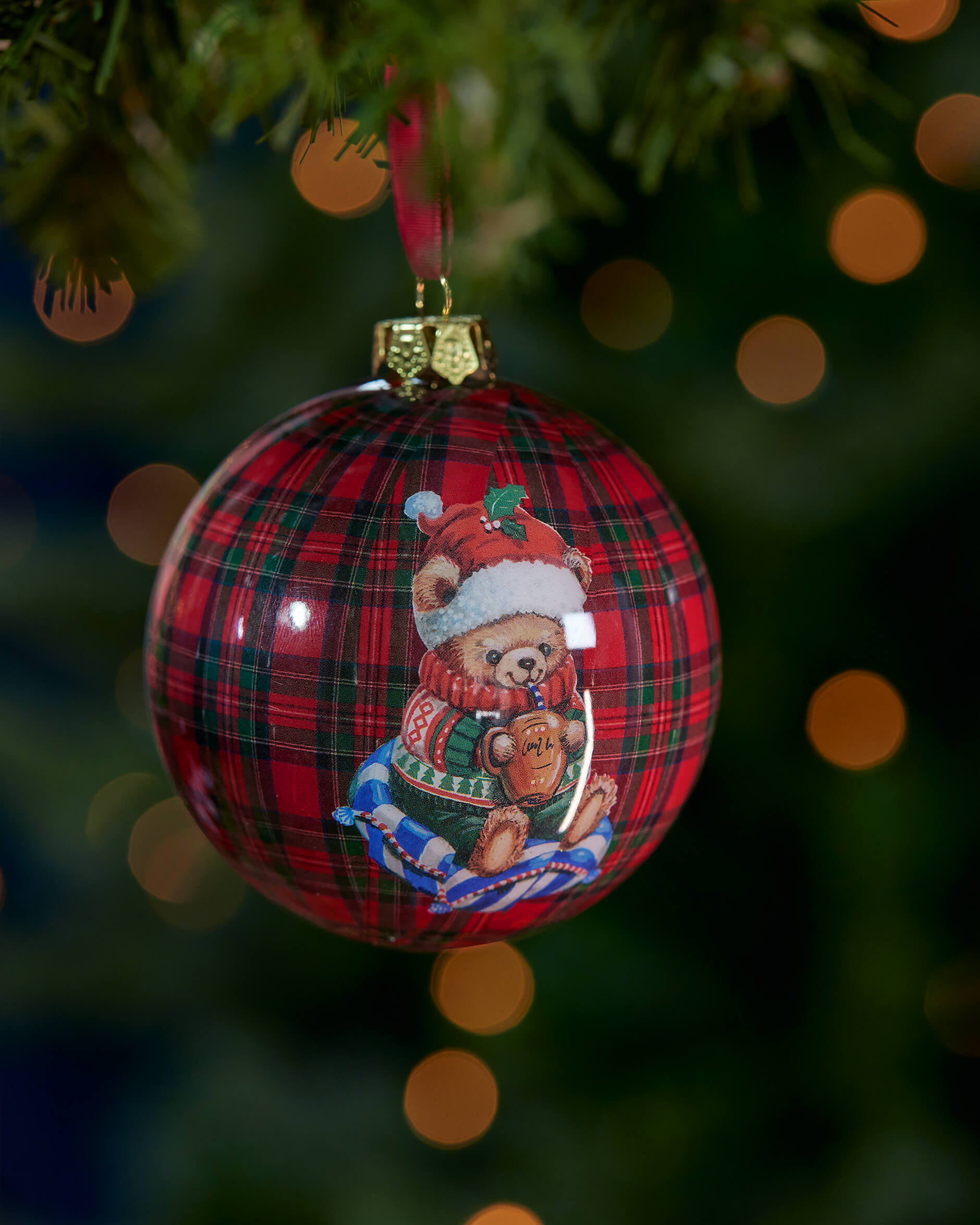 Ted julkula röd 8cm