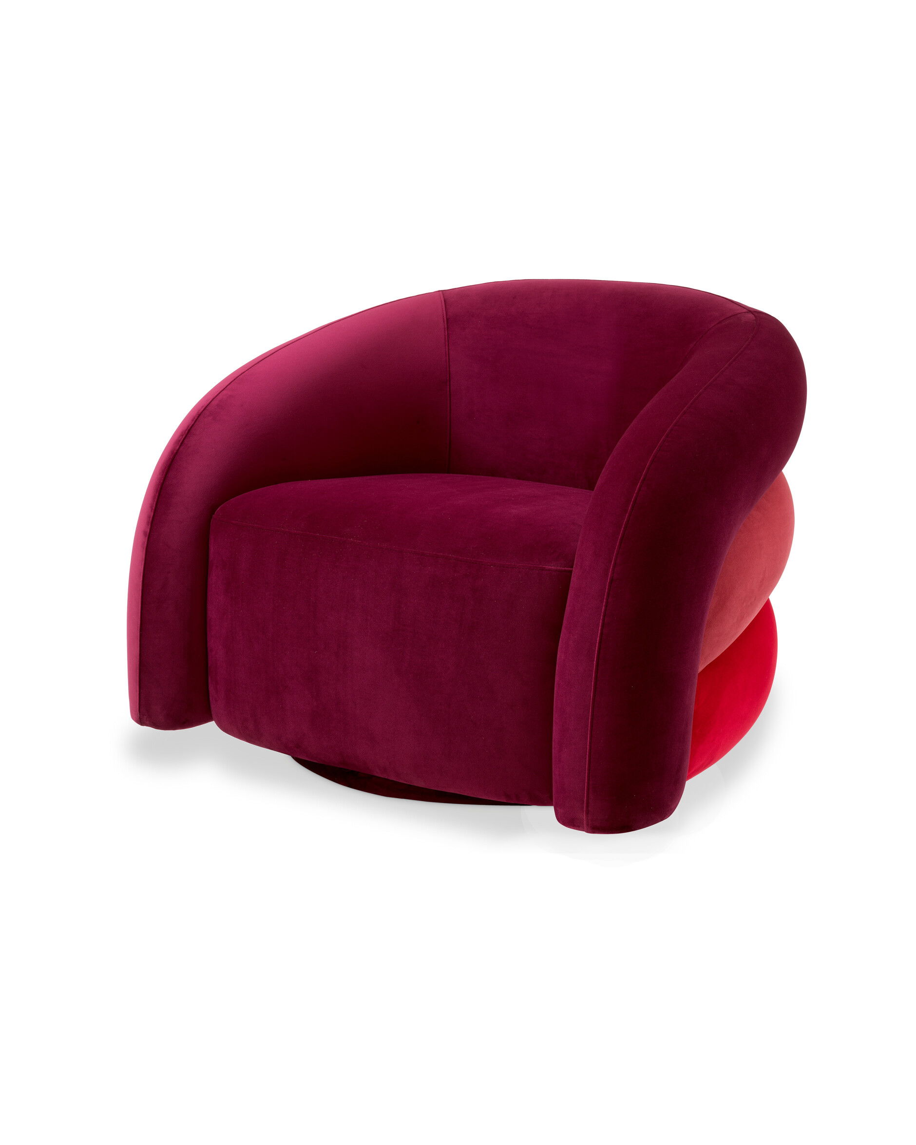 Novelle fåtölj savona bordeaux velvet