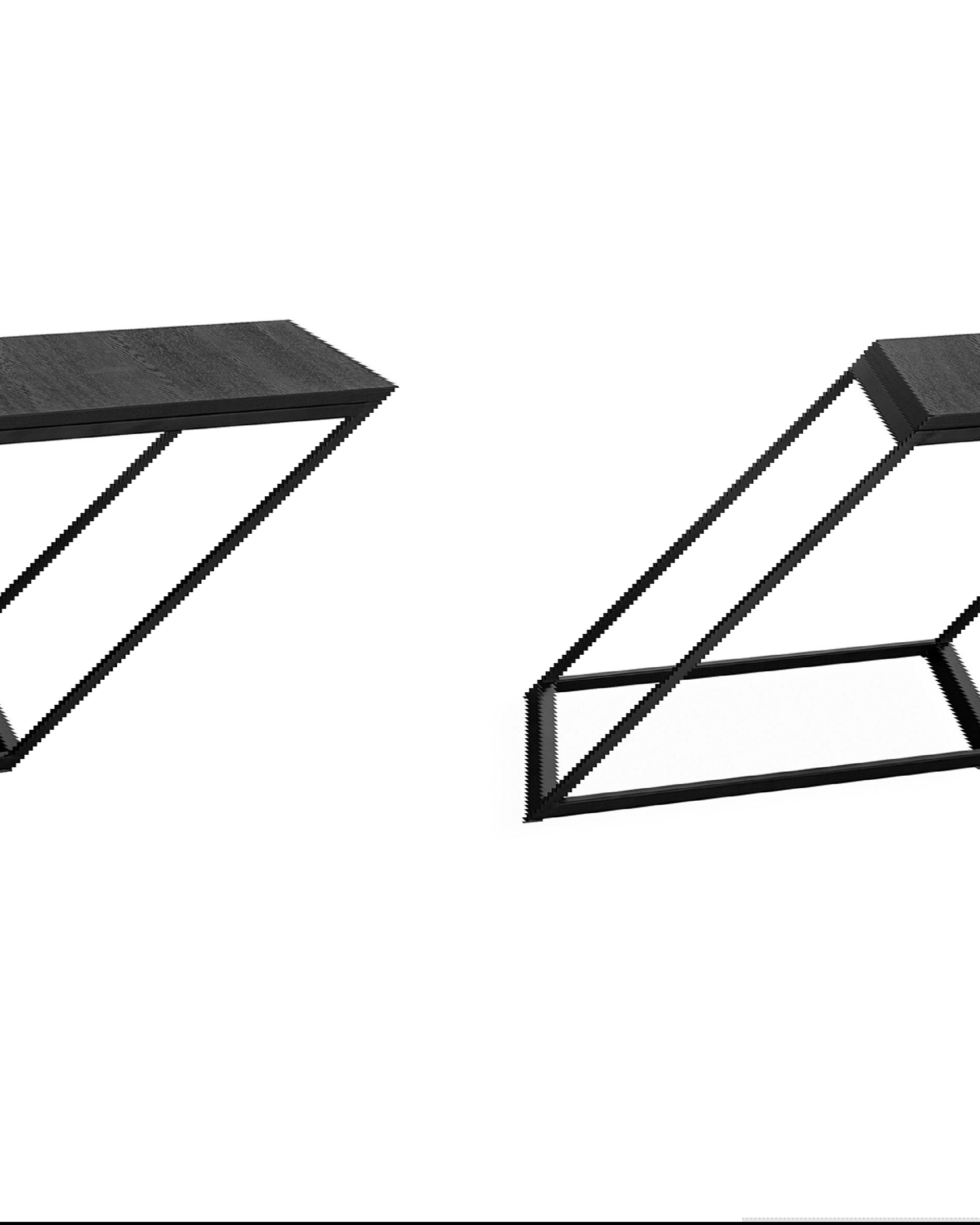 Mason sidobord svart kvadrat