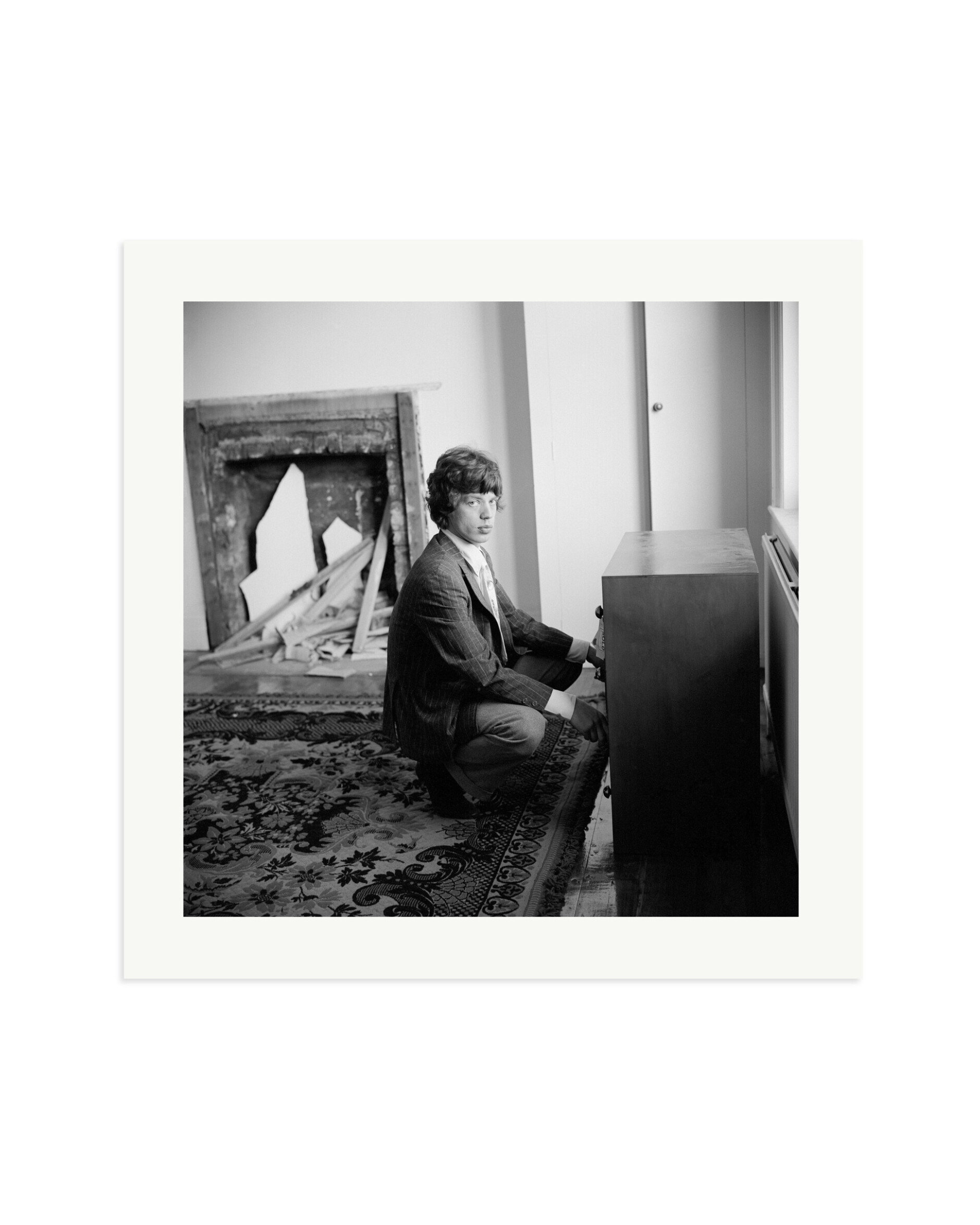 Mick Jagger at Home, 1966 Print Only / XL