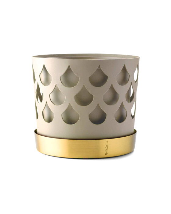 Trio Drop potte beige