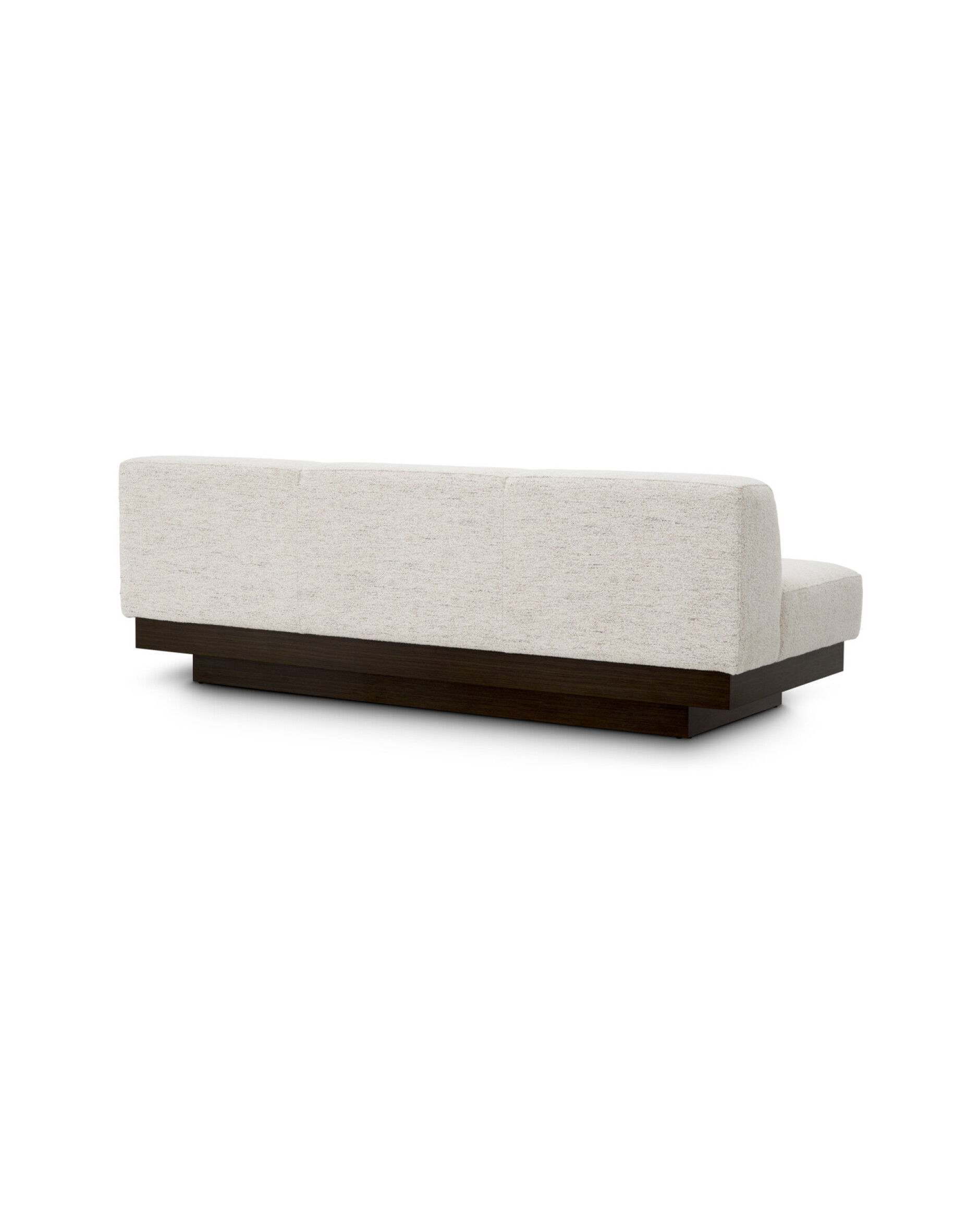 Bastion Sofa Seashell Off-White/Charcoal Veneer