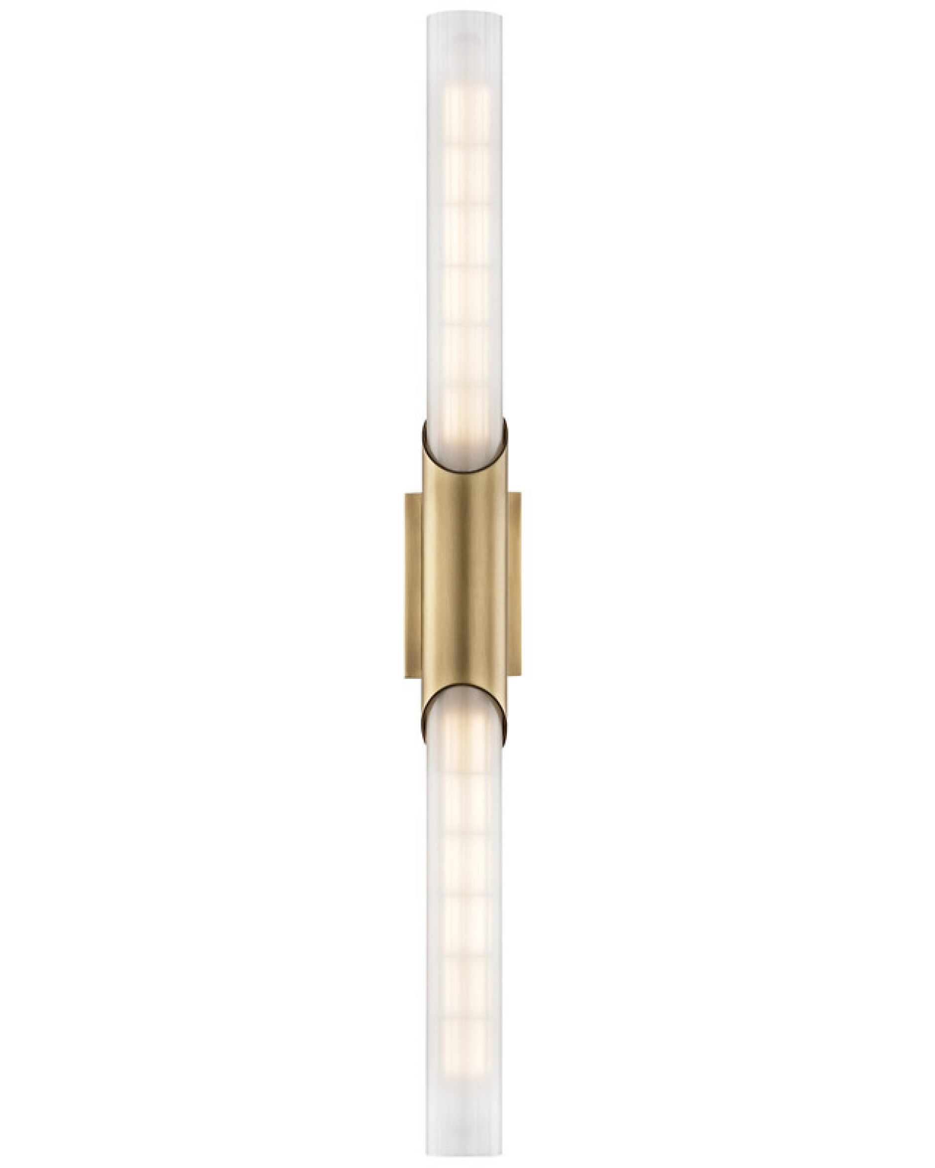 Pylon Wall Sconce Aged Brass
