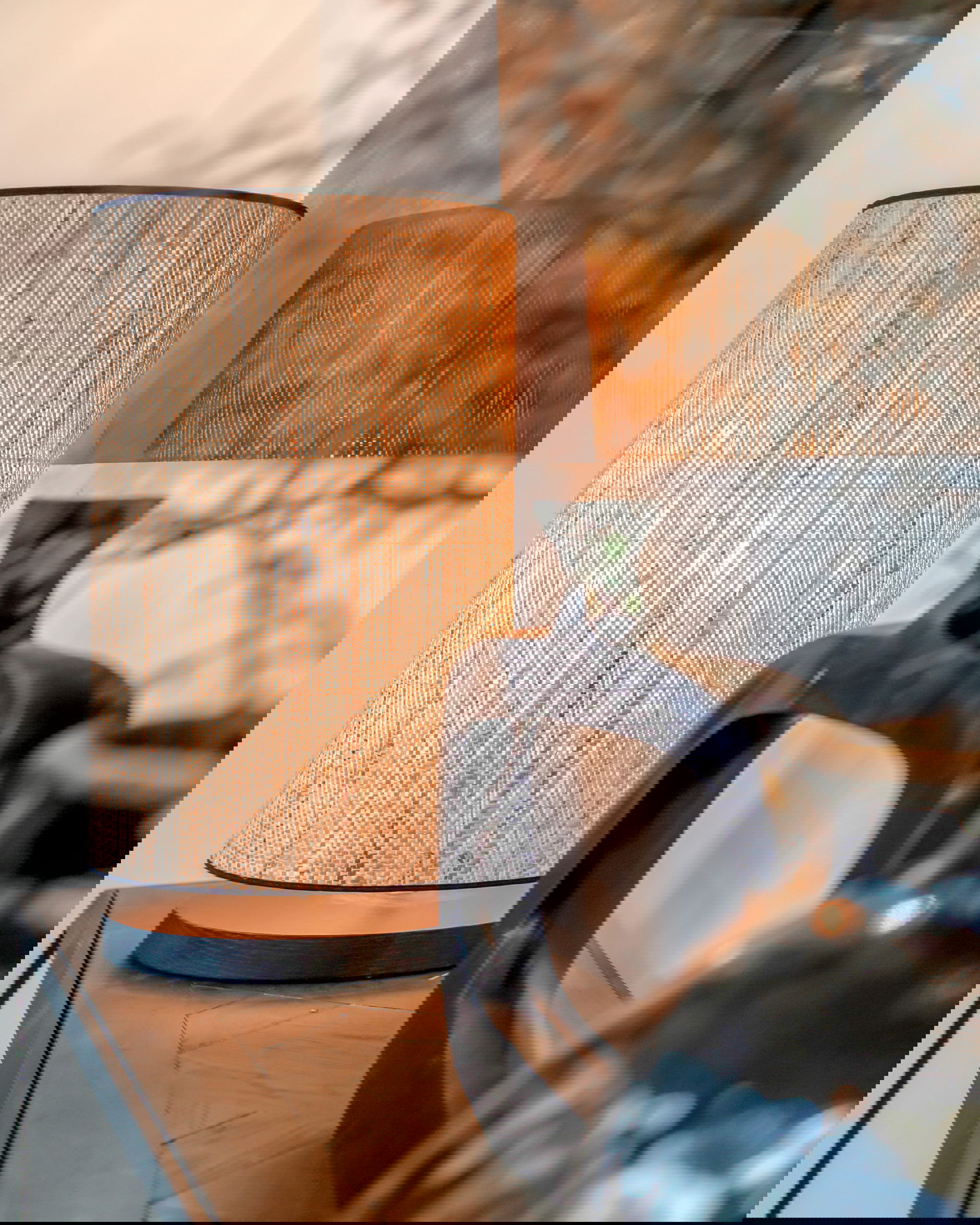 Bali bordslampa svart