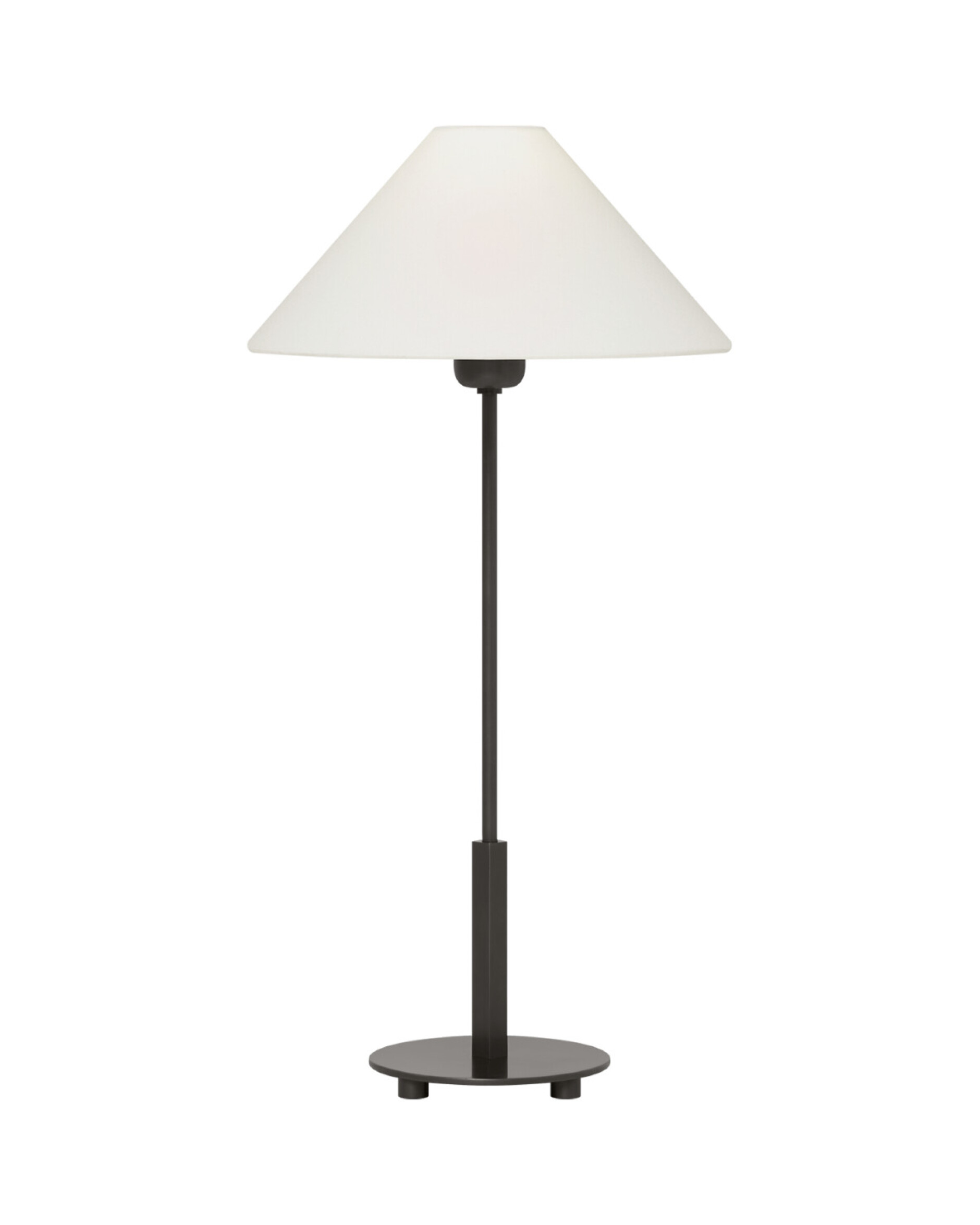 Hackney bordslampa hög brons