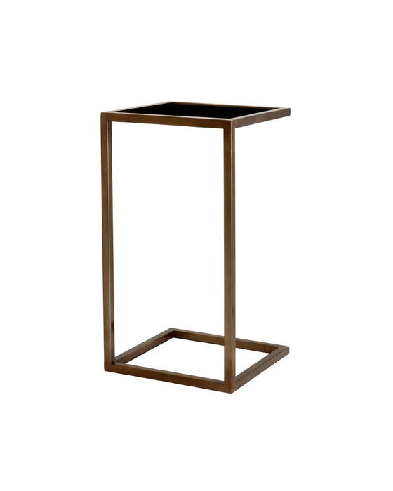 Galleria Side Table Antique Brass