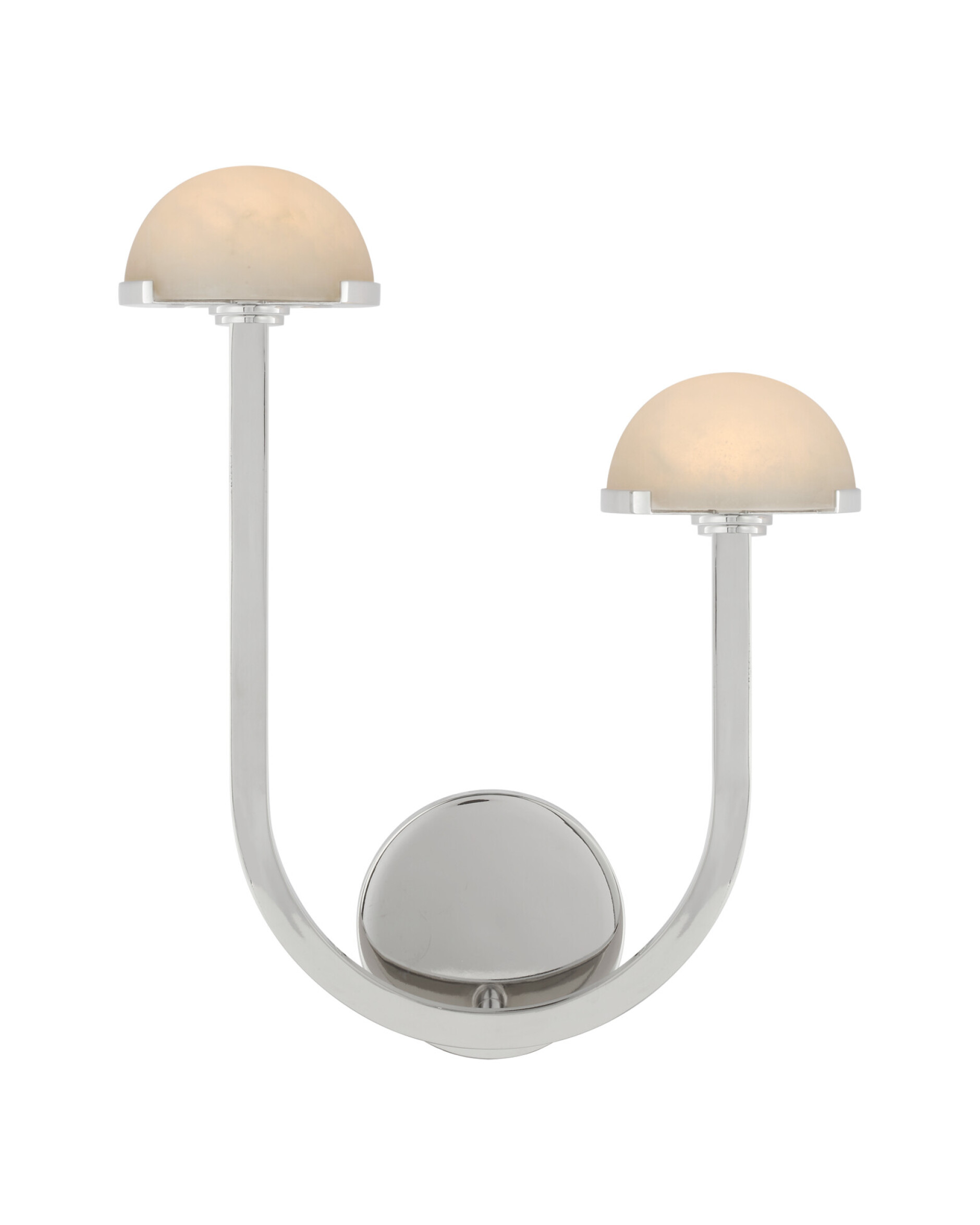 Pedra 15" Asymmetrical Right Sconce Nickel