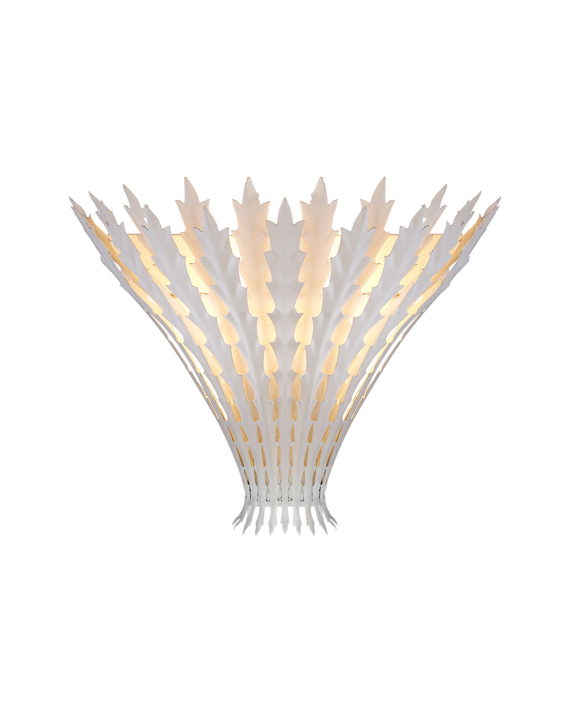 Hampton vägglampa vit