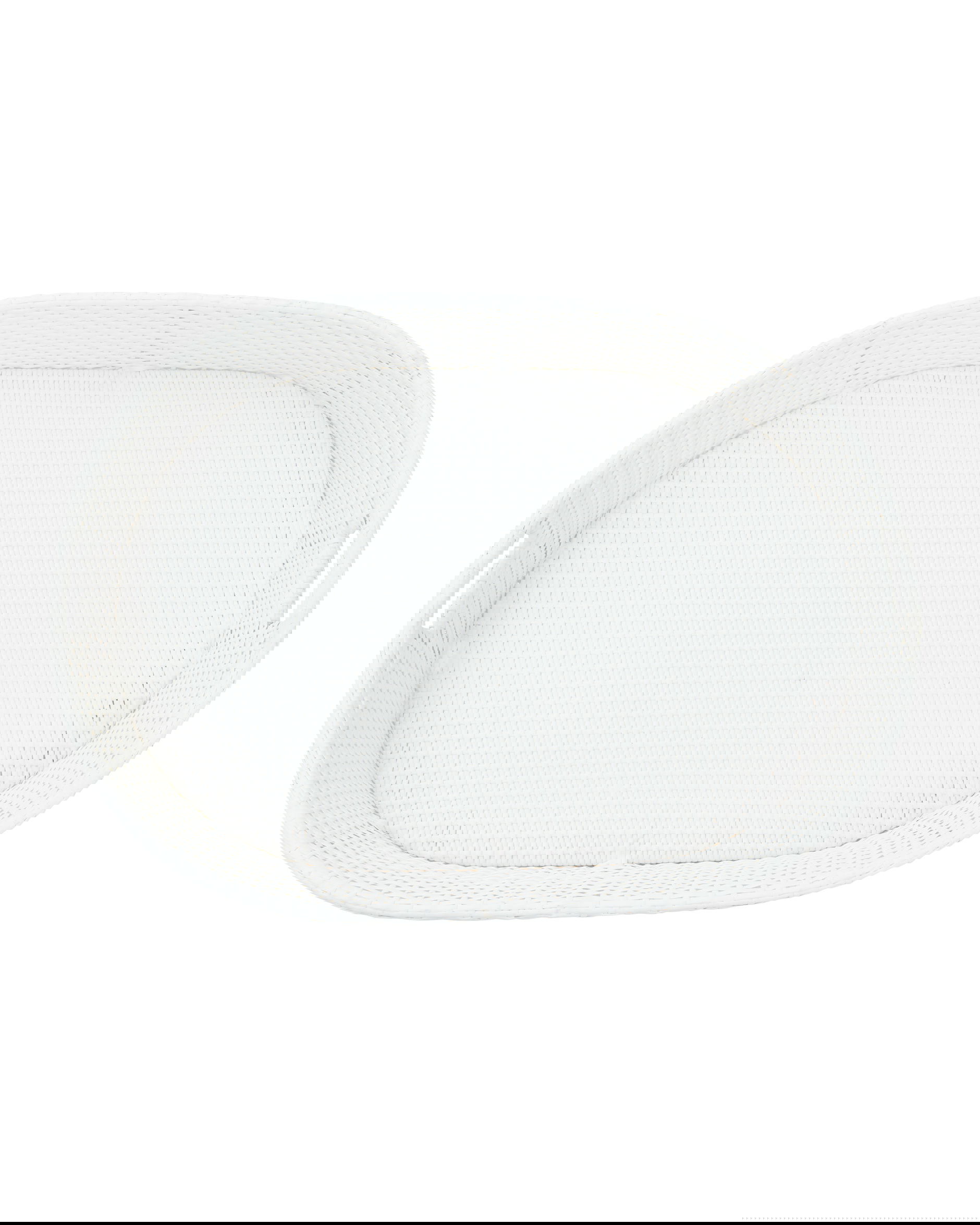 Flytande poolbricka vit oval