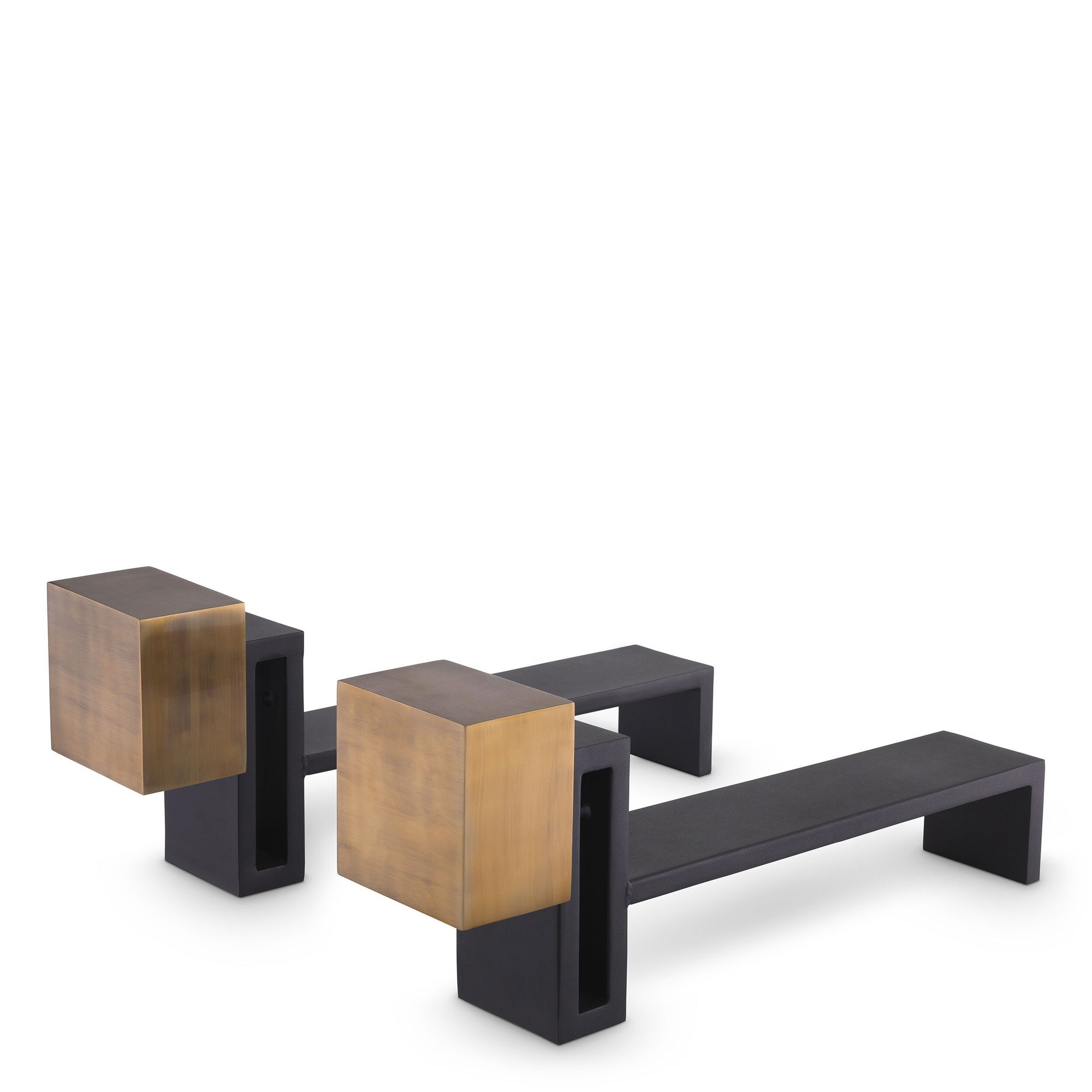 Chitry eldhundar mässing 2-pack