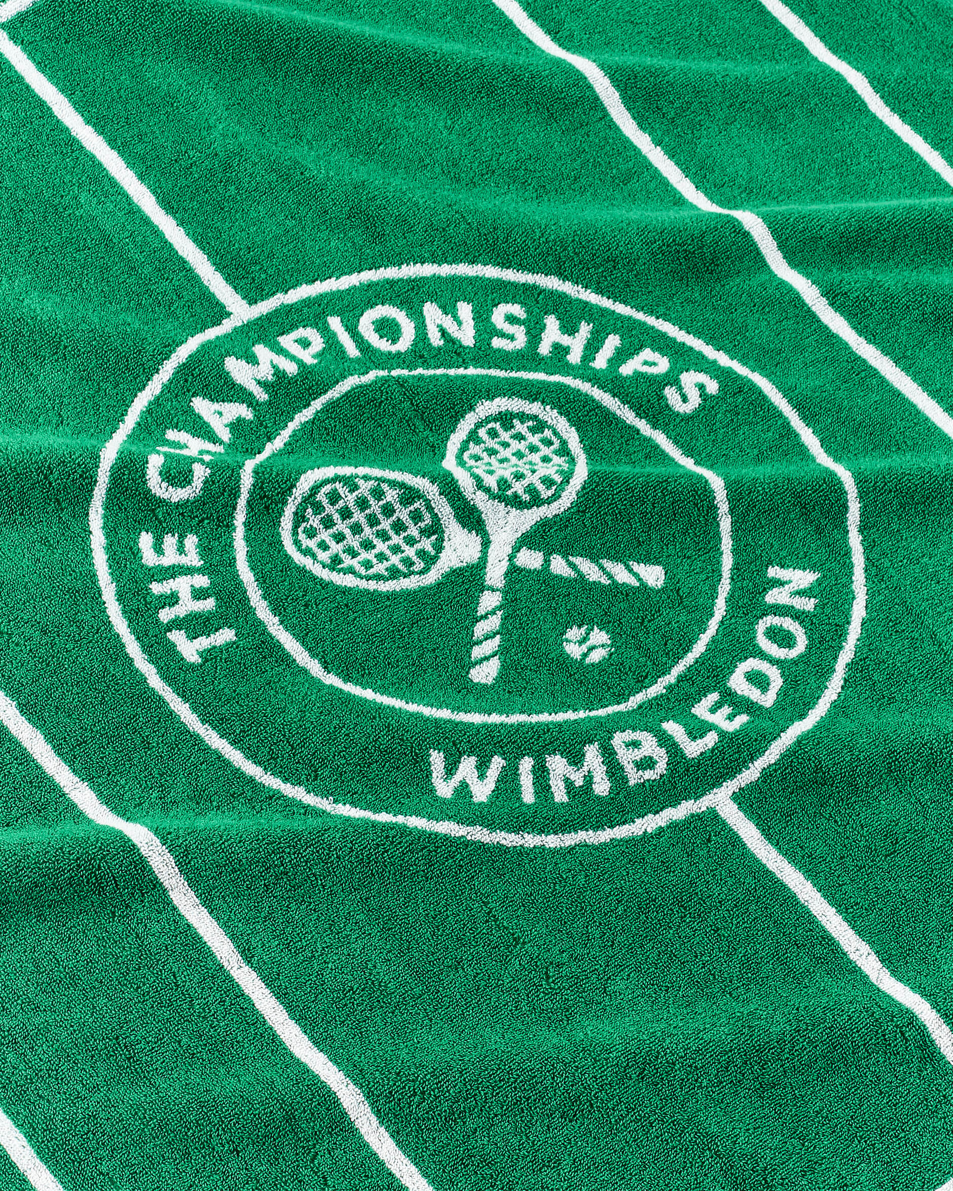 Wimbledon Tennis Court handduk grön