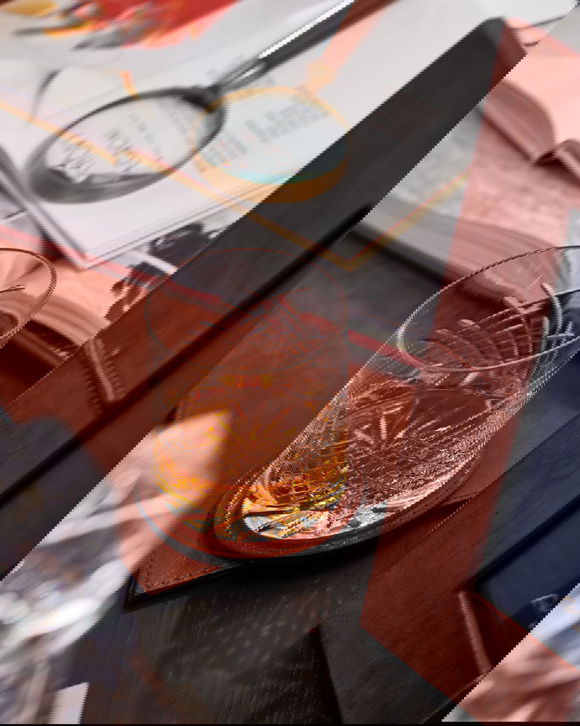 Kensington glasunderlägg läder 6-pack