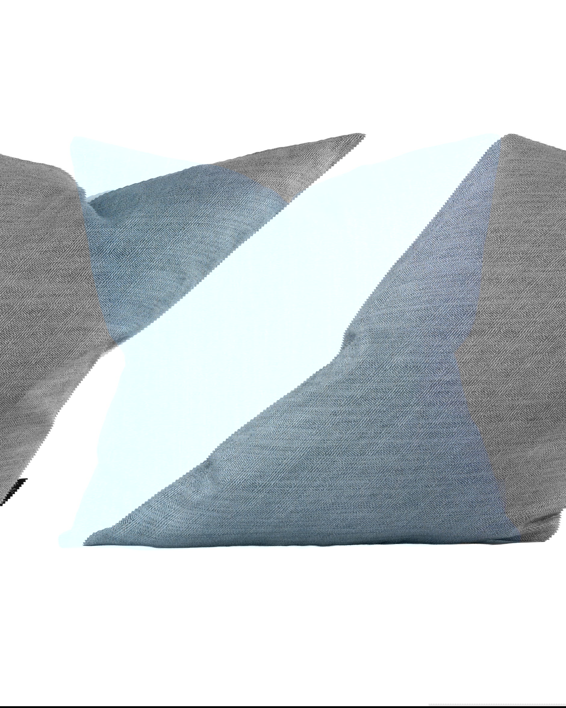 Millard Herringbone kuddfodral chambray