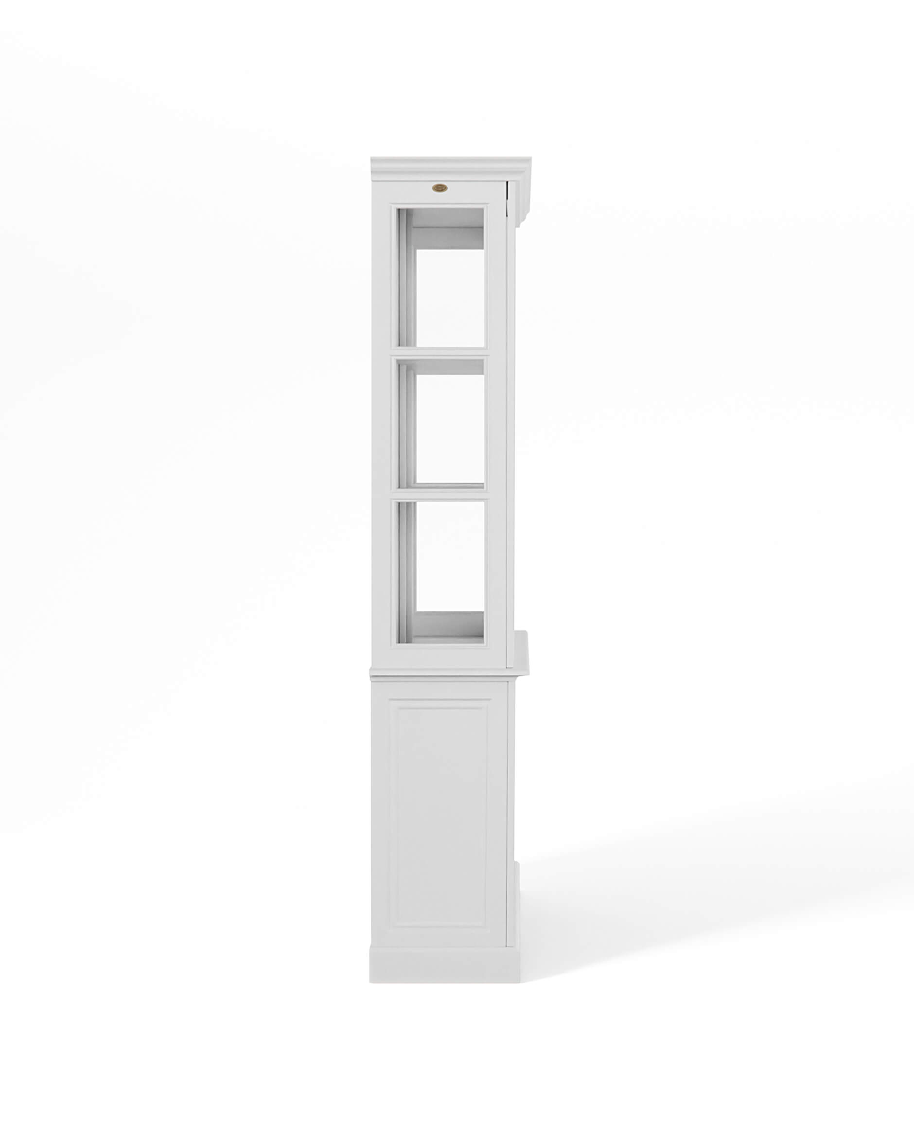 Assonet vitrinskåp classic white