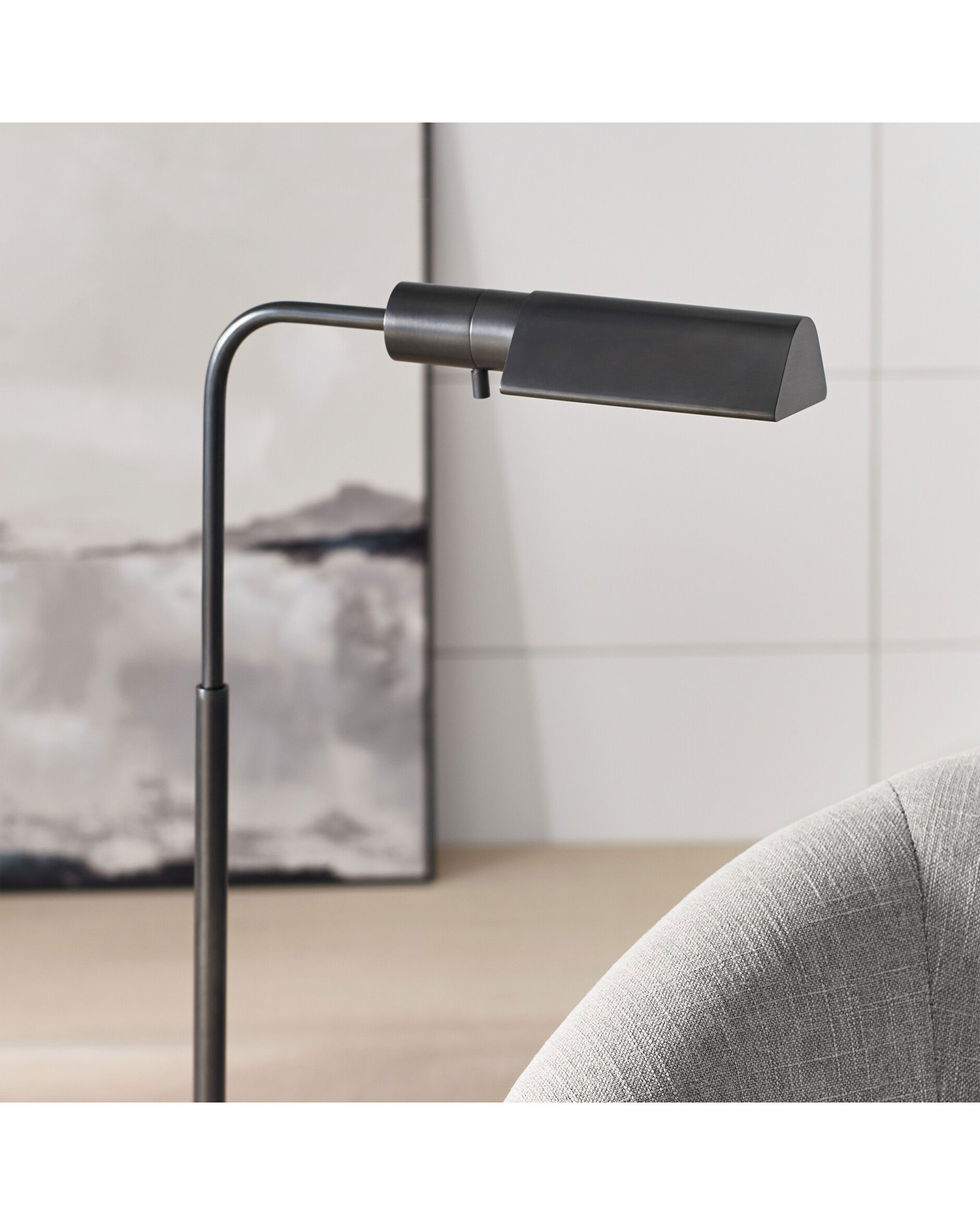 Studio golvlampa justerbar brons