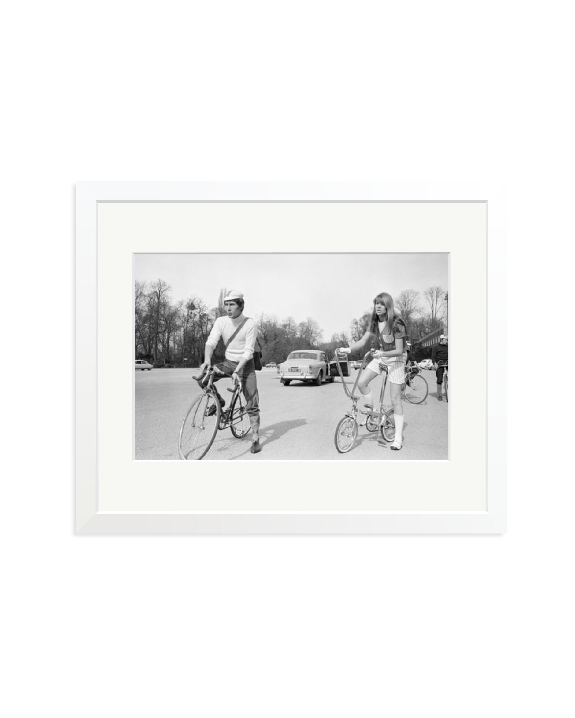 Jacques Dutronc and Françoise Hardy White / Medium
