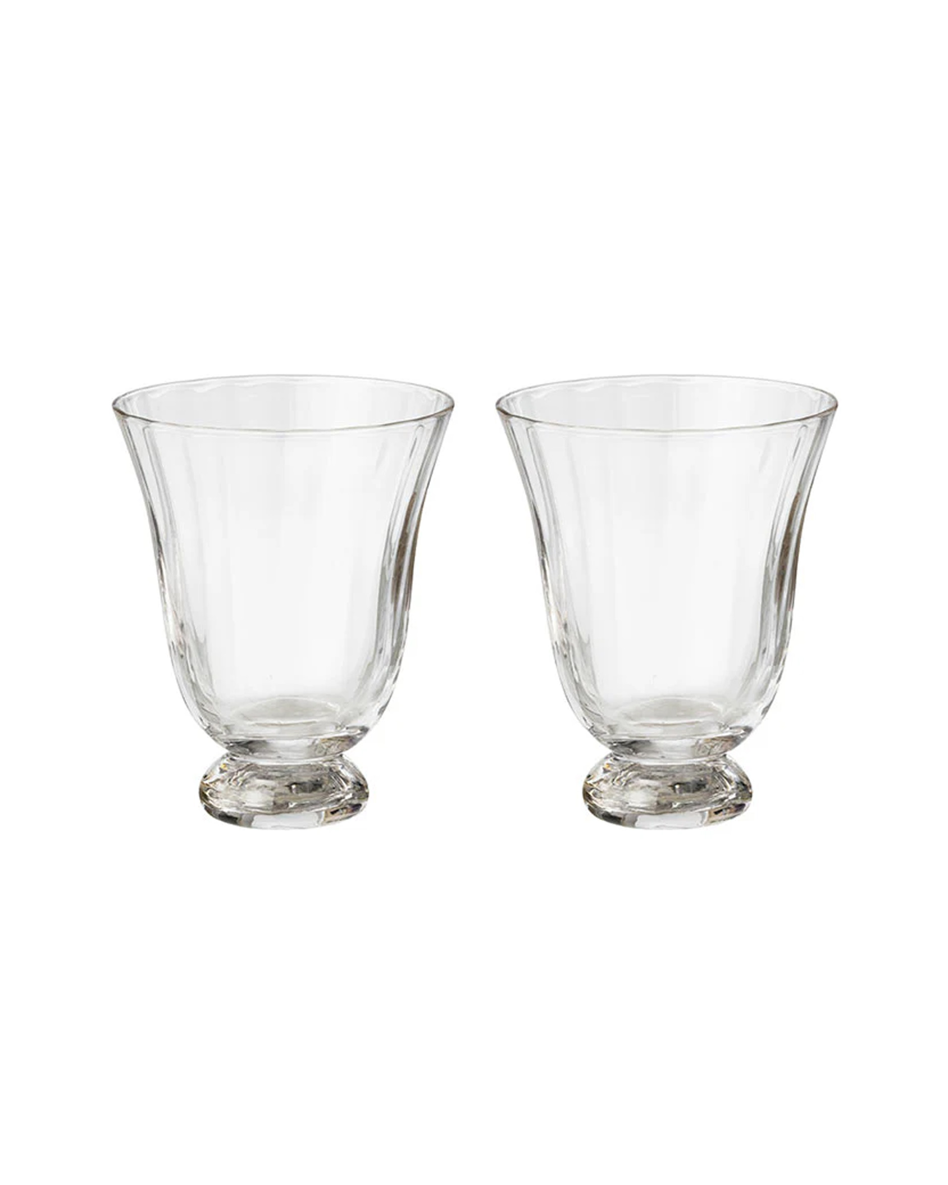 Olivia glass clear 2-pack