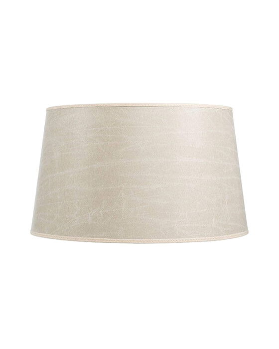 Classic lampskärm leather cream