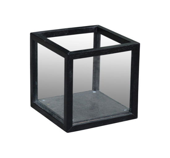 Harbour kynttilälyhty, musta OUTLET