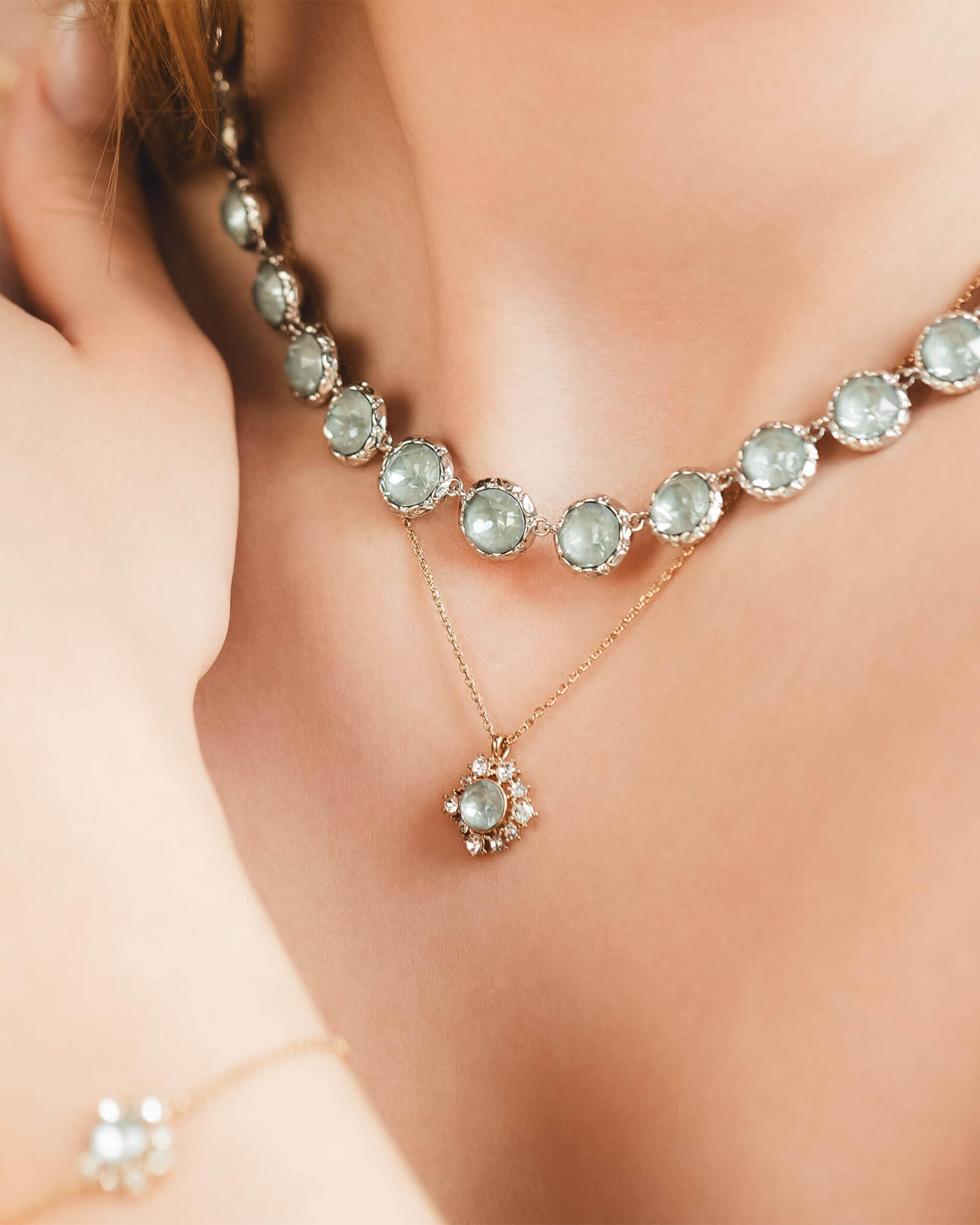 Emily halsband agave/ignite