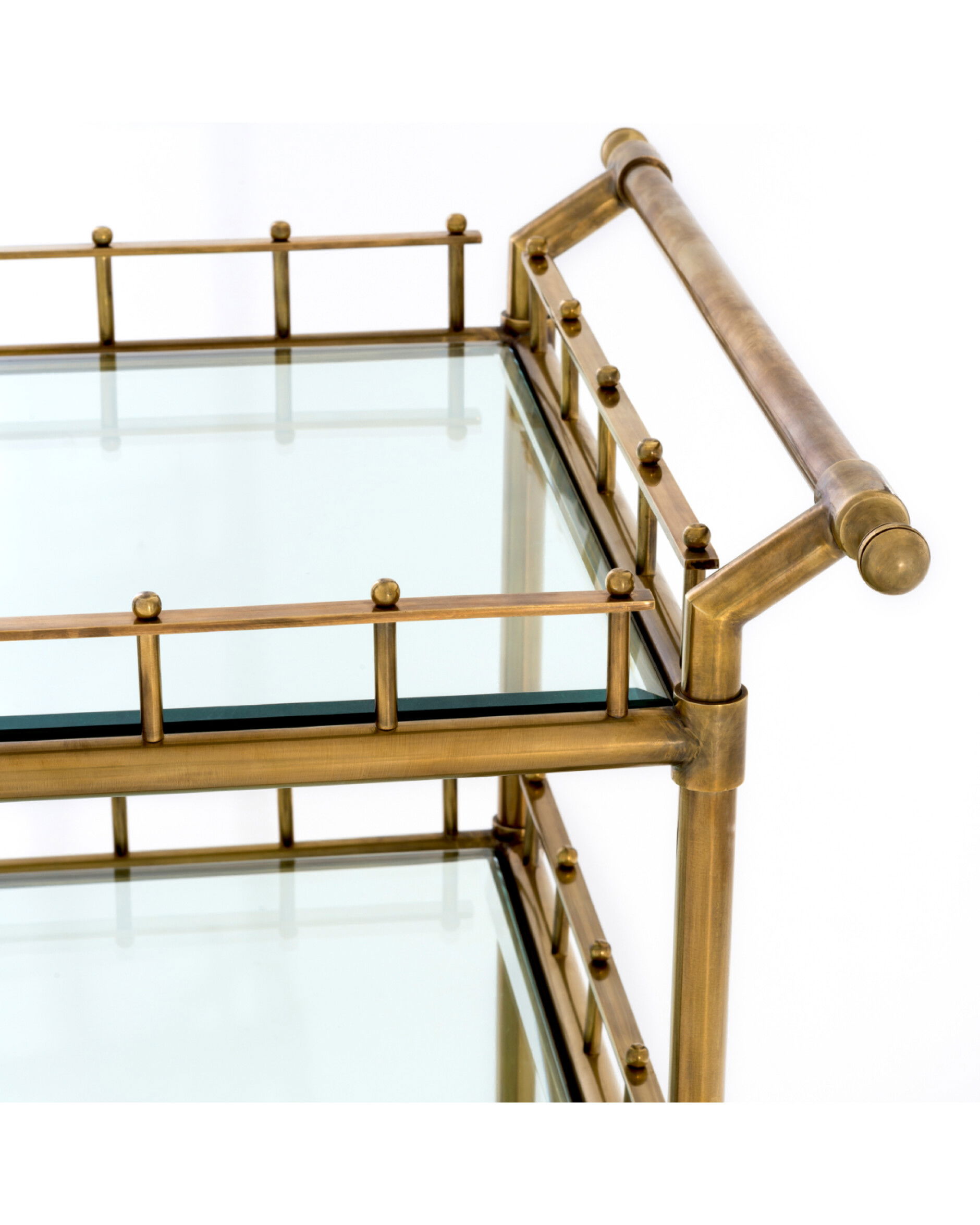 Scarlett drinkvagn vintage mässing S