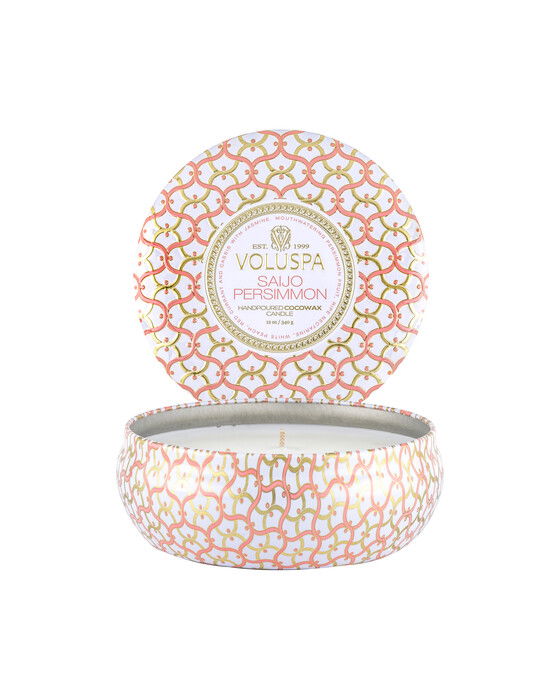 Saijo Persimmon Scented Candle 3-wick