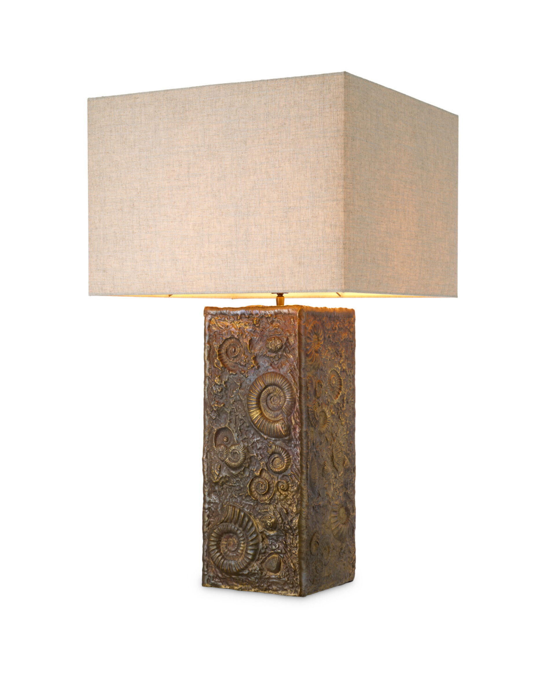 Kamari tischleuchte antikem Messing