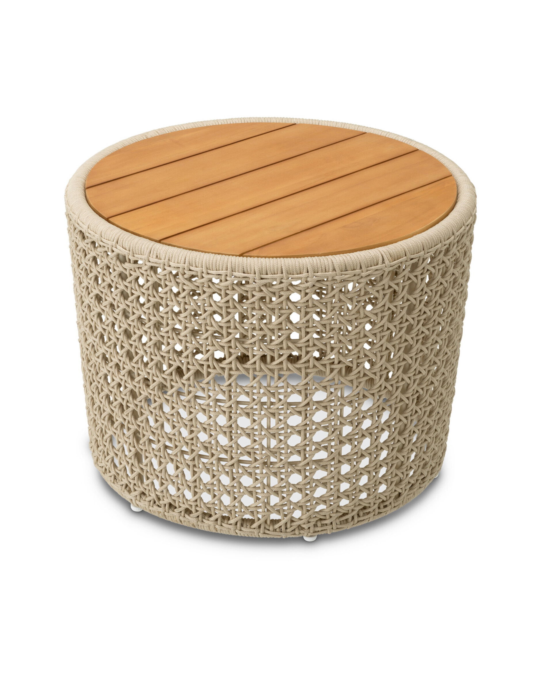 Trinity teak side table